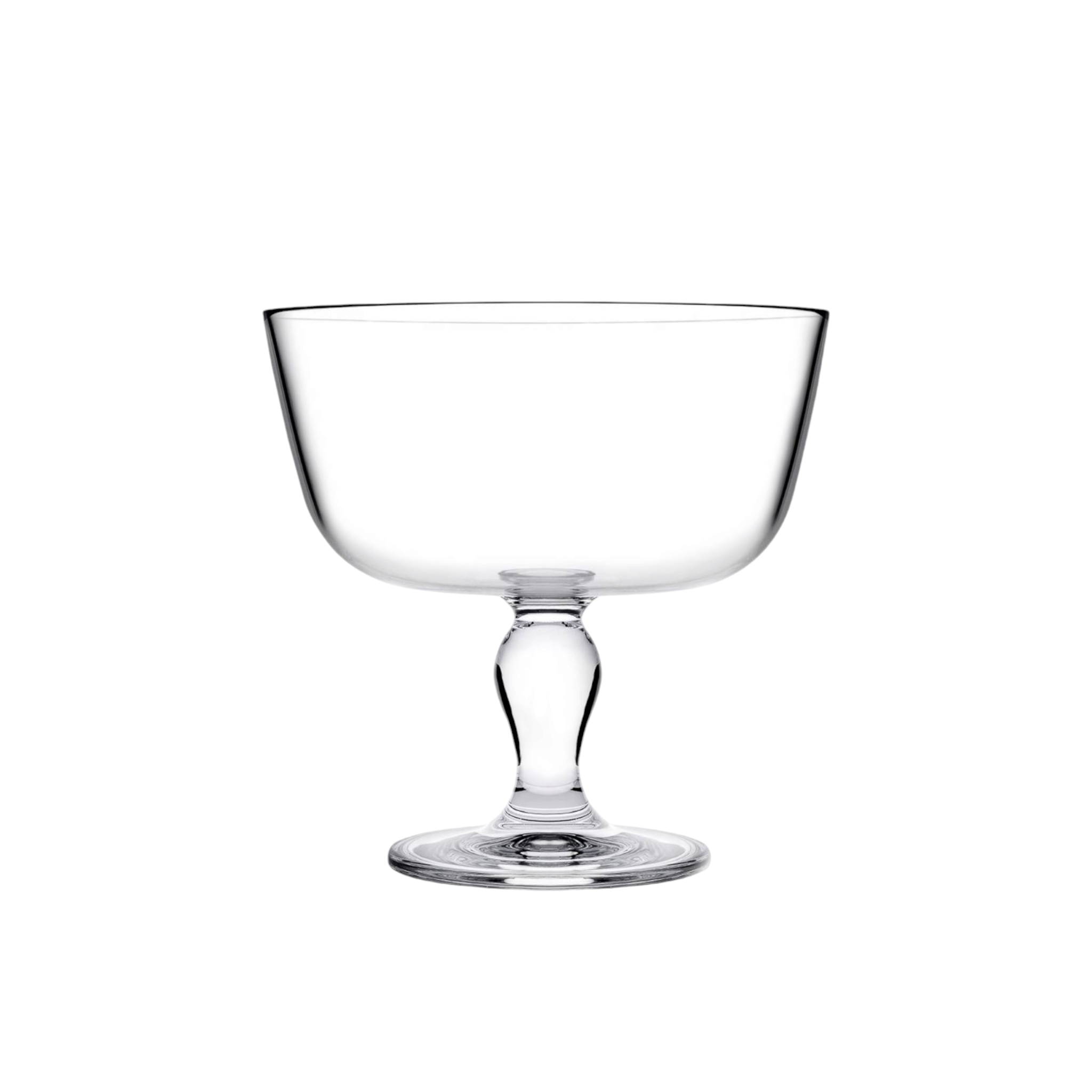 Pasabahce Petite Patisserie Glass Trifle Serving Dish Bowl 22cm on Footed Stand 24237