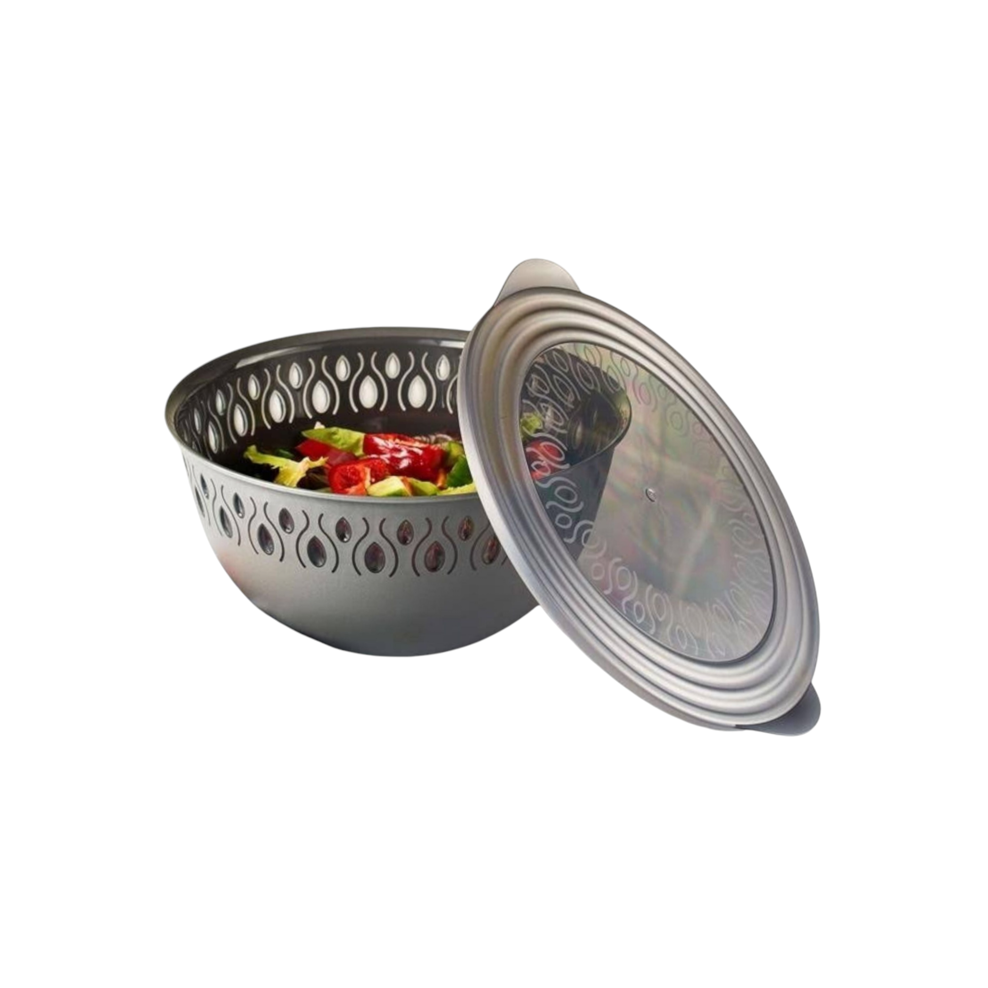 Foly Life Monna Salad Bowl 3L Round with Tight Lid BNM0551 Titiz