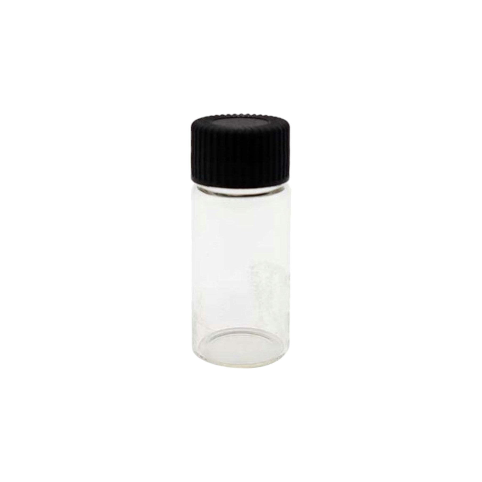 10ml Glass Bottle Vial Flint with Cap Lid Black Expe Liner