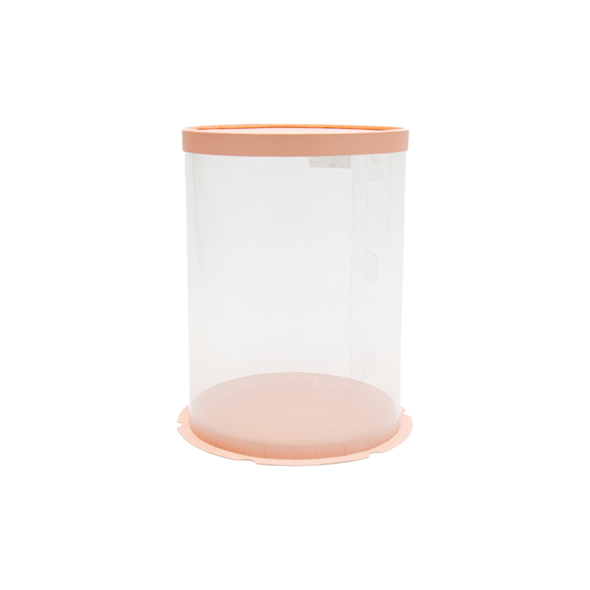 PVC Cake Gift Box Transparent Round Heigthened