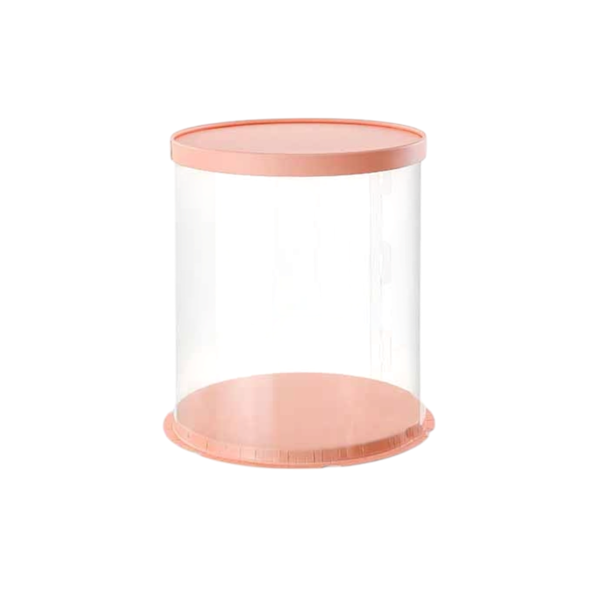 PVC Cake Gift Box Transparent Round Heigthened