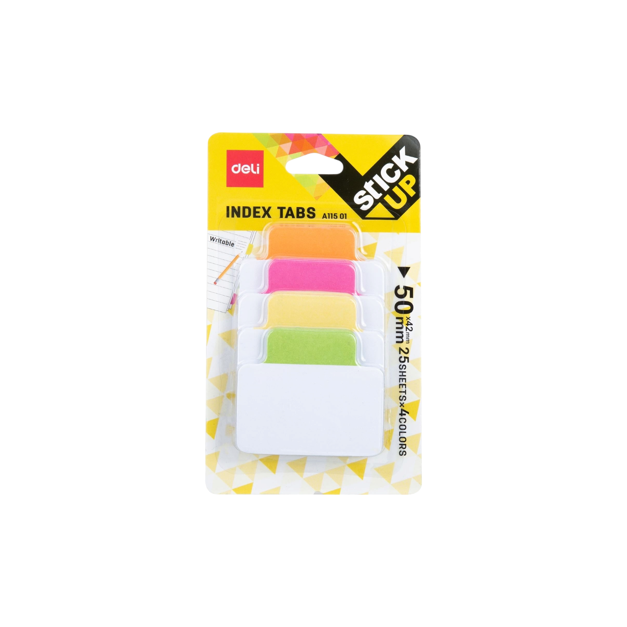 Deli Sticky Notes 50mmx42mm 25x4Sheets