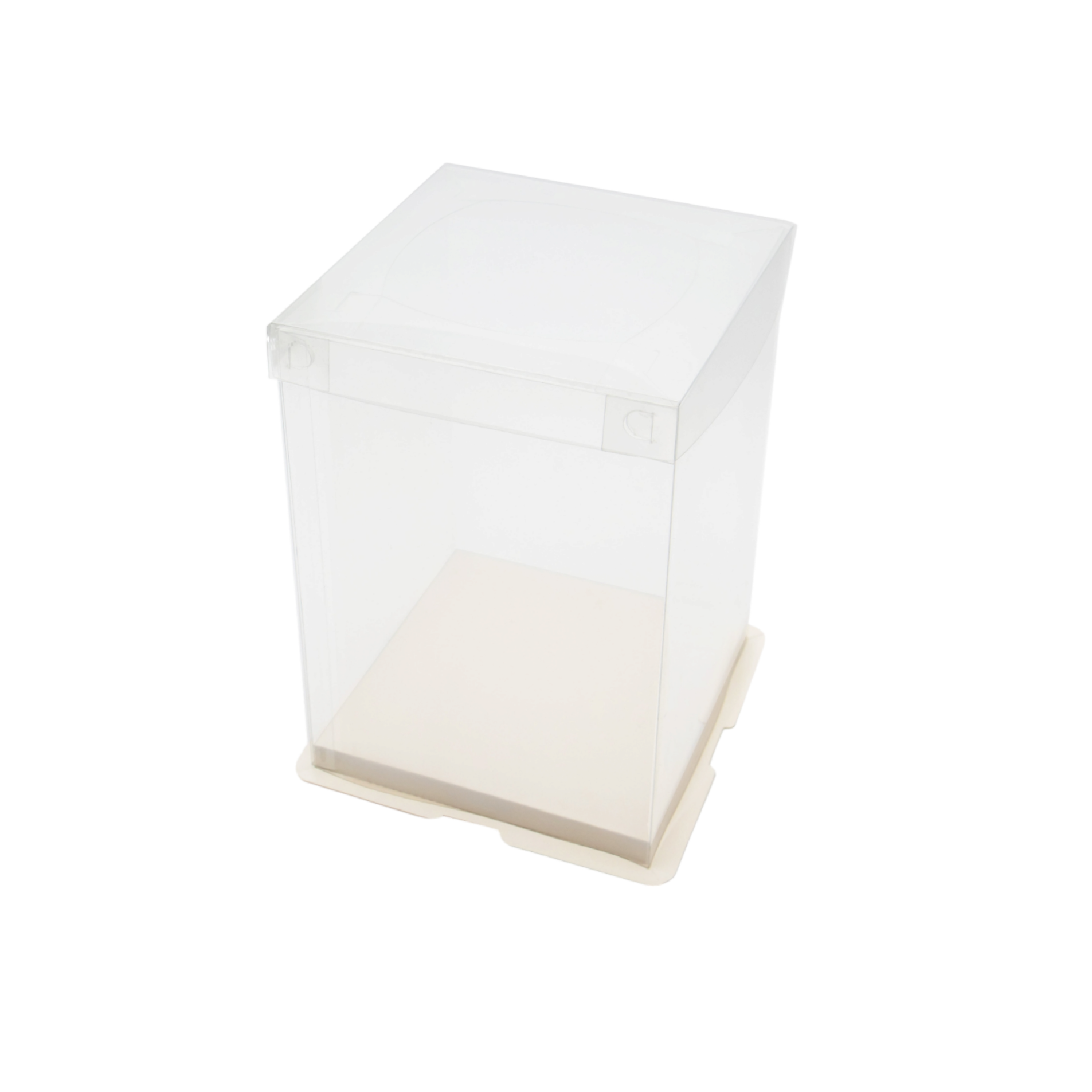 Plastic PVC Gift Box Transparent Square Heigthened