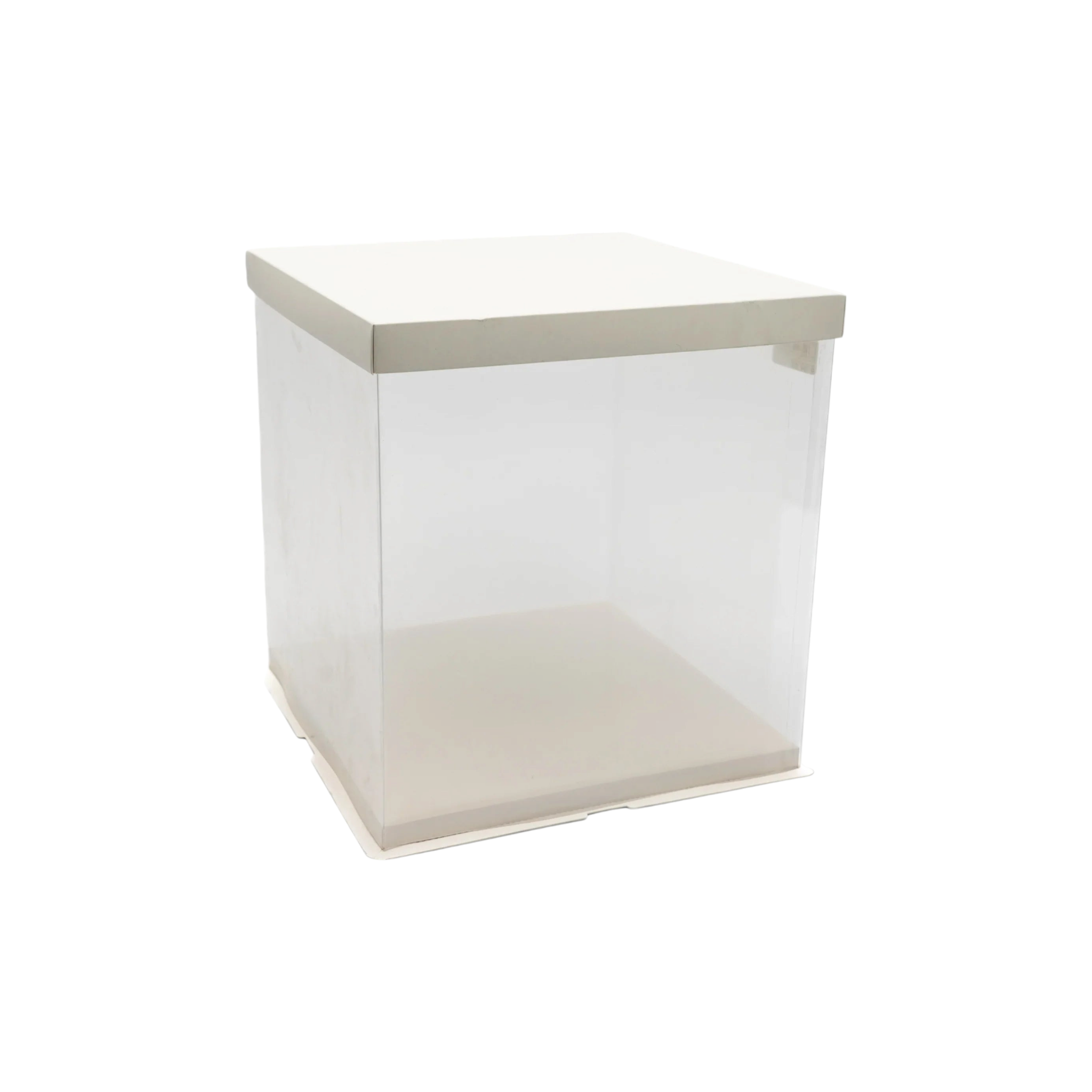 Plastic PVC Gift Box Transparent Square Heigthened