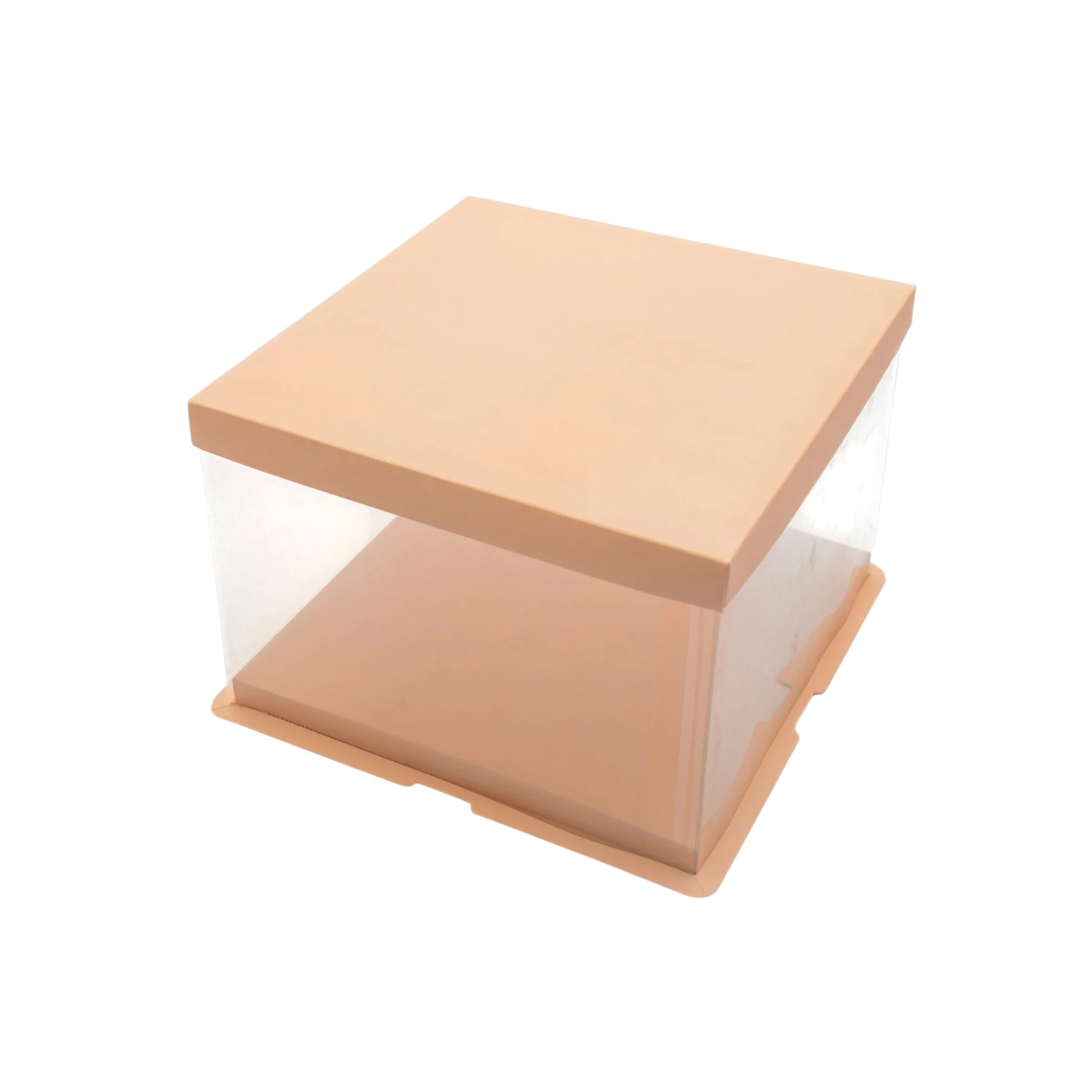 Plastic PVC Gift Box Transparent Square Heigthened