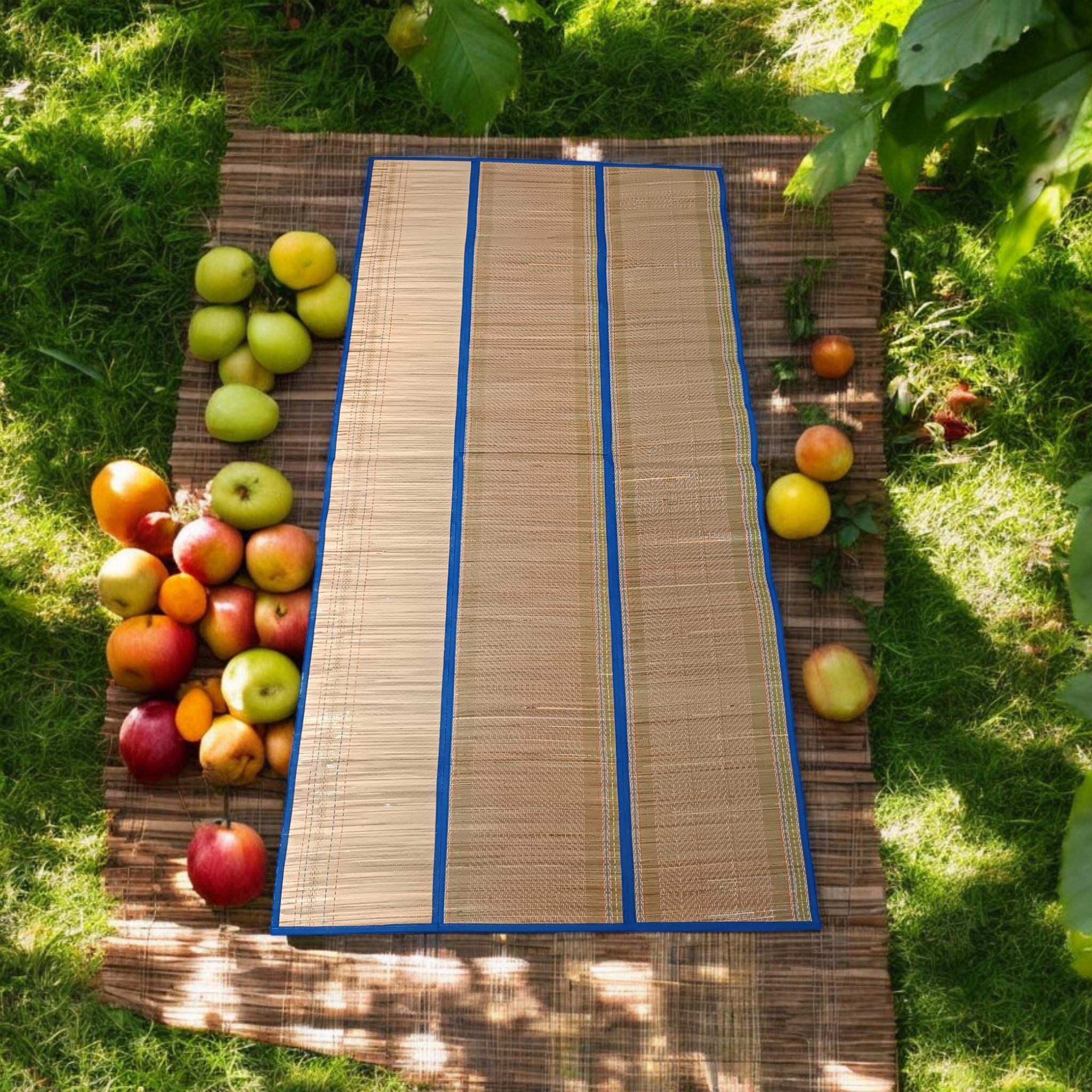 Foldable Picnic Straw Branch Mat