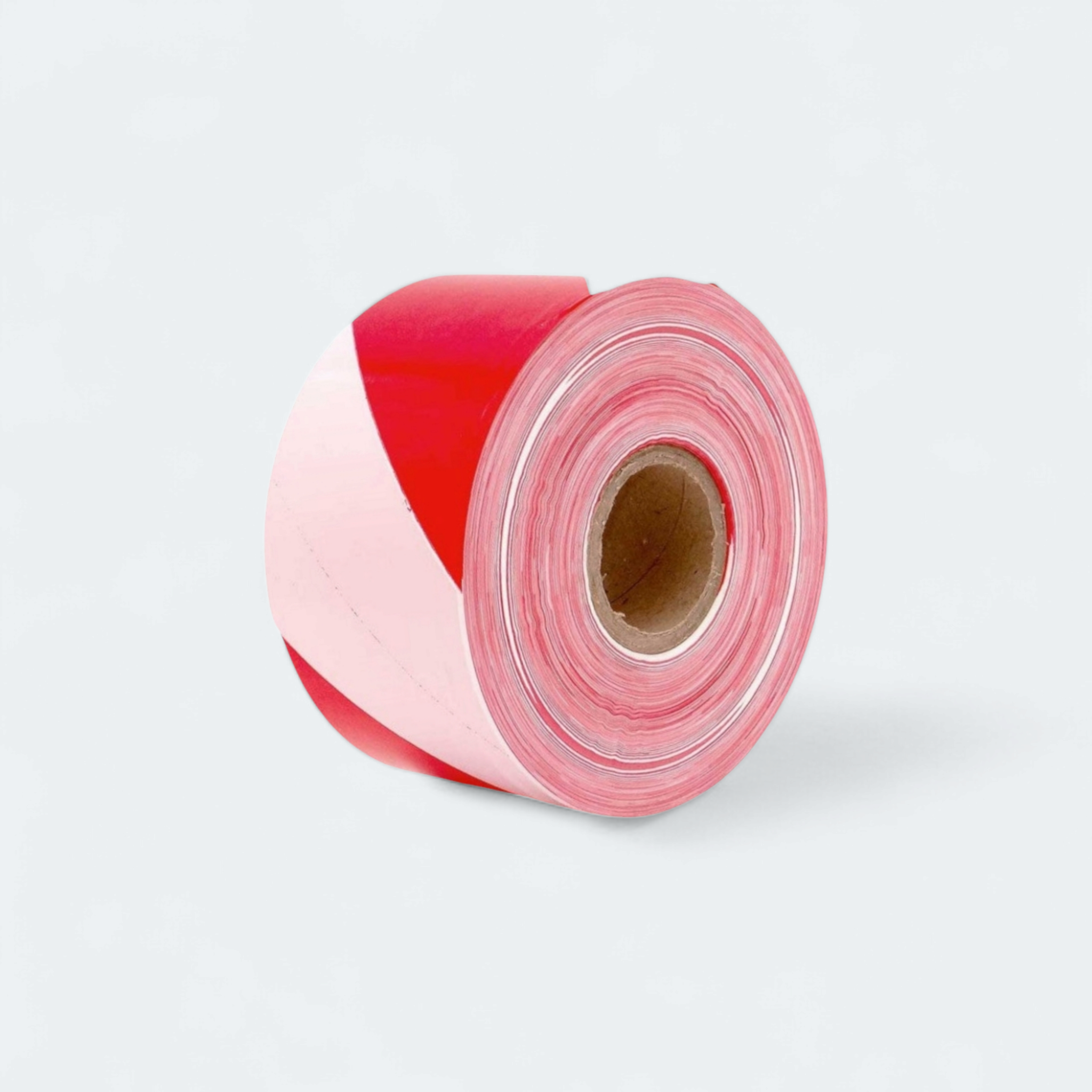 Barrier Safety Tape 75mmx500m Chevron Red & White