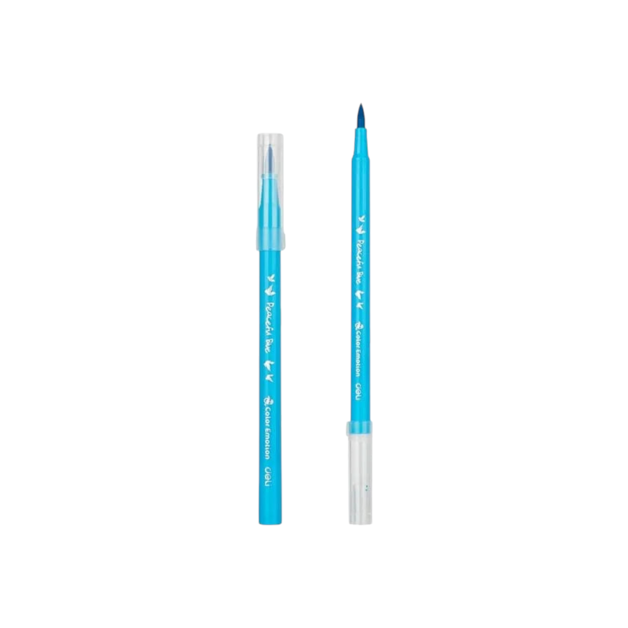 Deli Felt Fibre Pen 24 Colour Brush Tip – EC10324