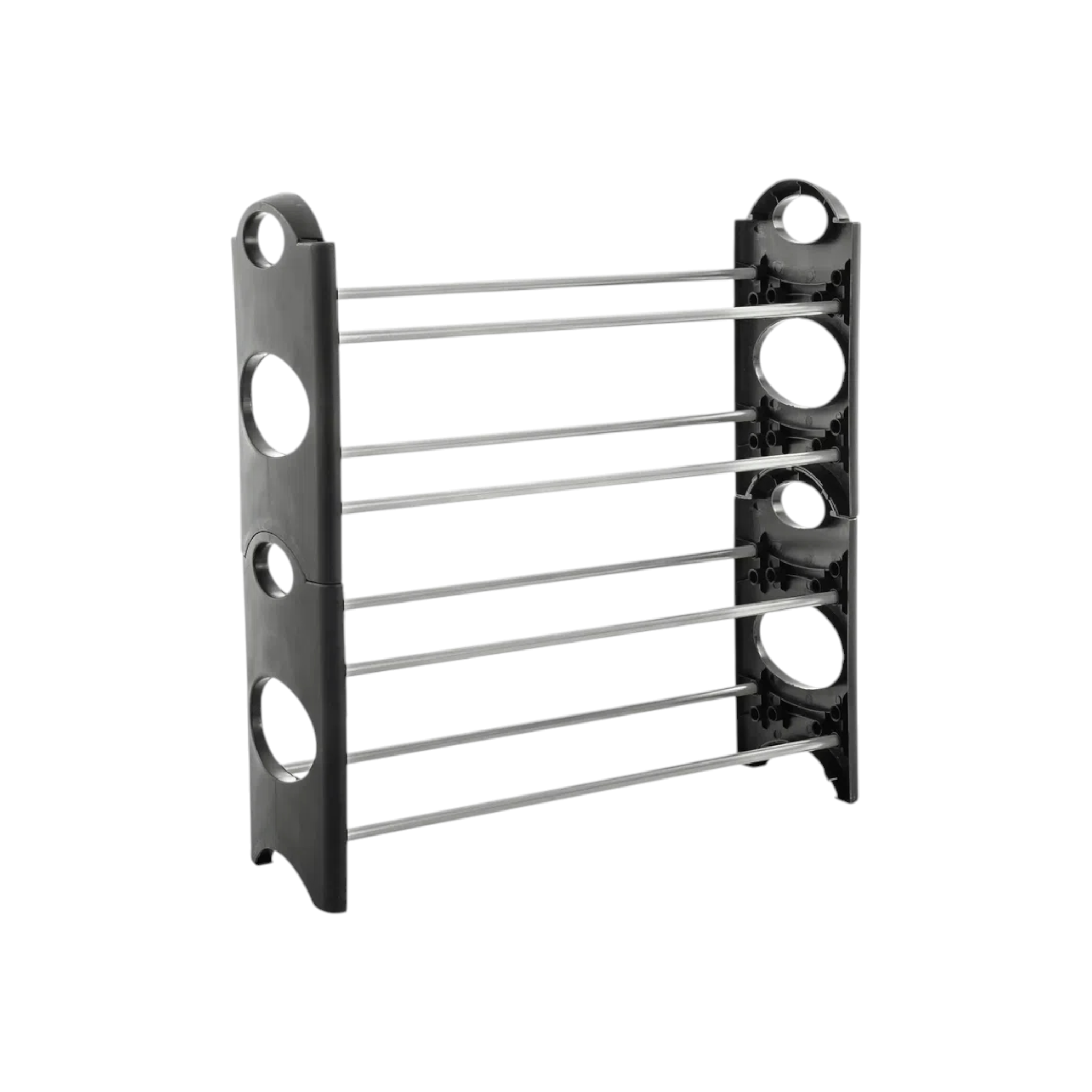 5Five Metal Plastic Stackable Shoe Rack 61x19x64 cm