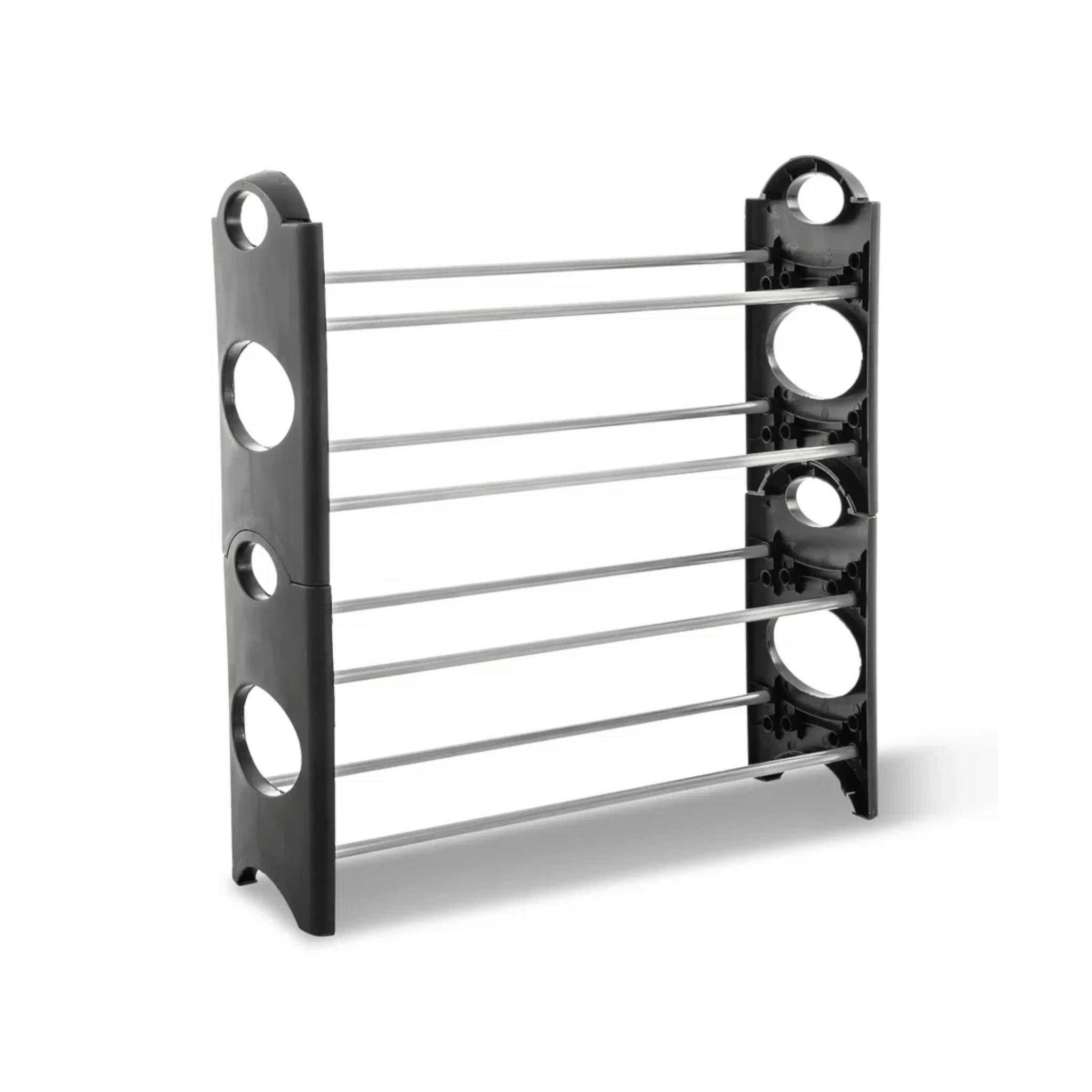 5Five Metal Plastic Stackable Shoe Rack 61x19x64 cm