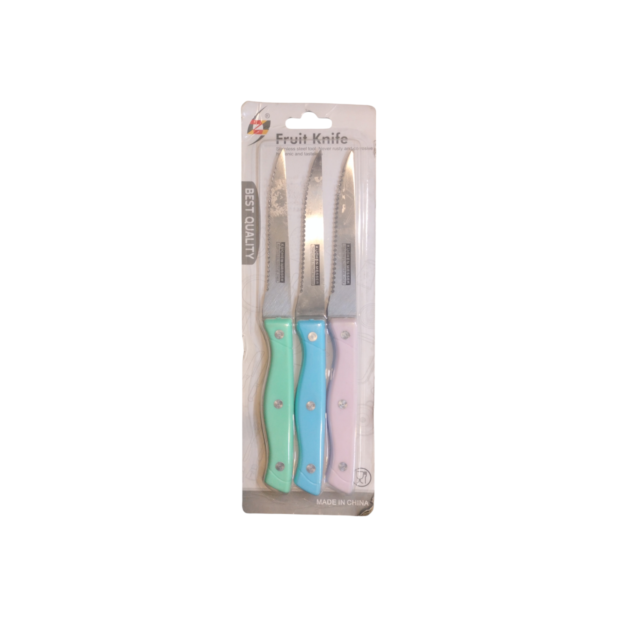 Stainless Steel Knife 3pc Set