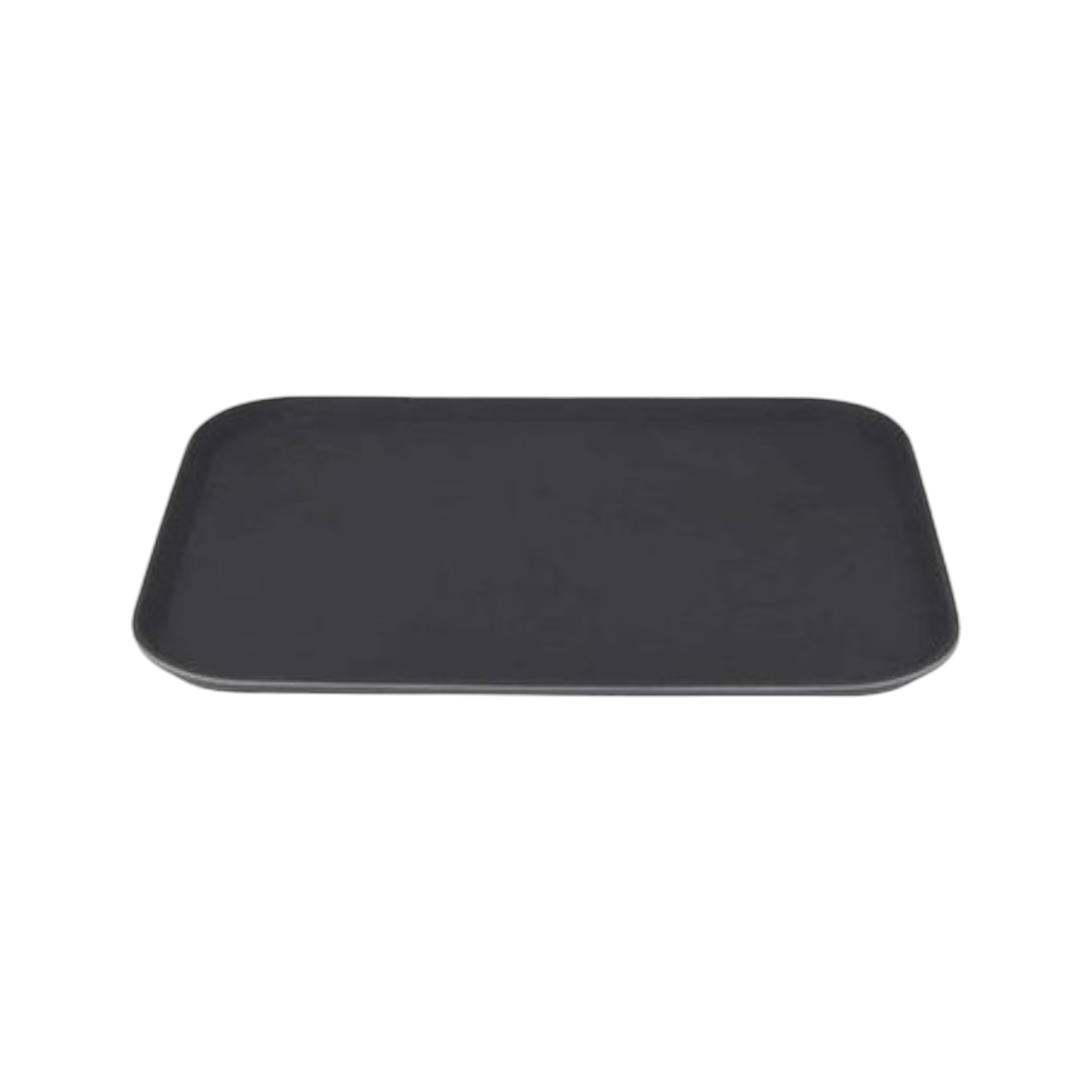 Serving Tray Non Slip Black Rectangle 46.5x36cm 29342