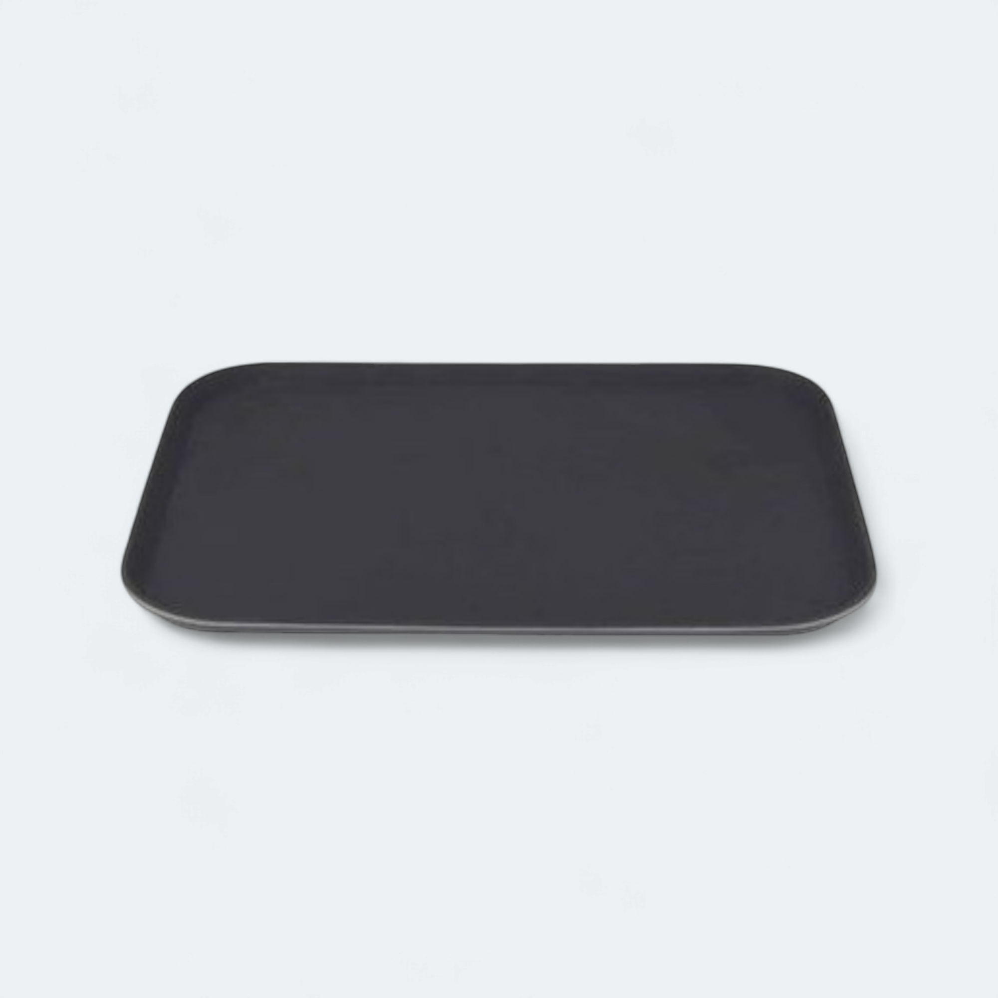 Serving Tray Non Slip Black Rectangle 46.5x36cm 29342