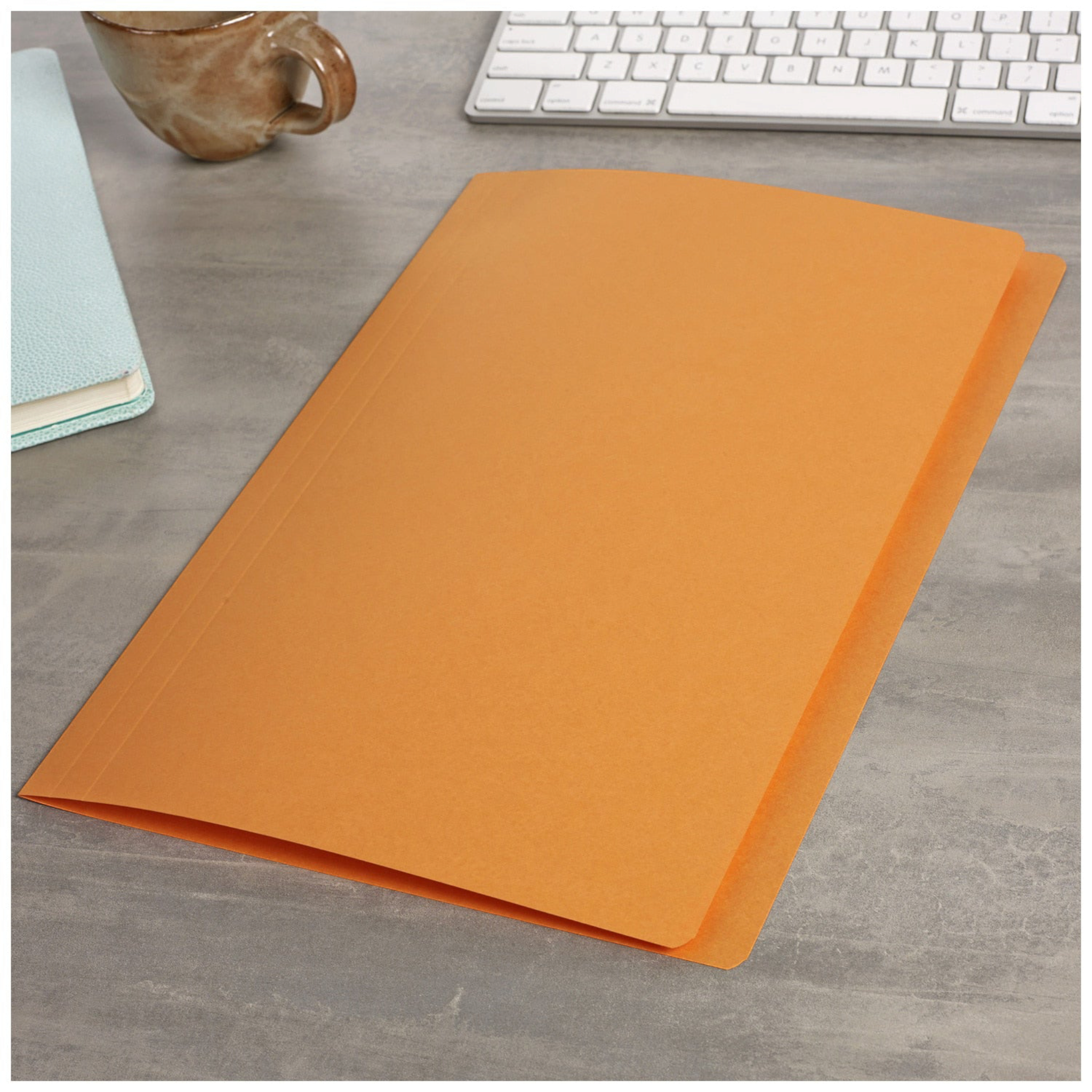 Manilla File Folders 10pack  Foolscap Flat Folders 175gsm