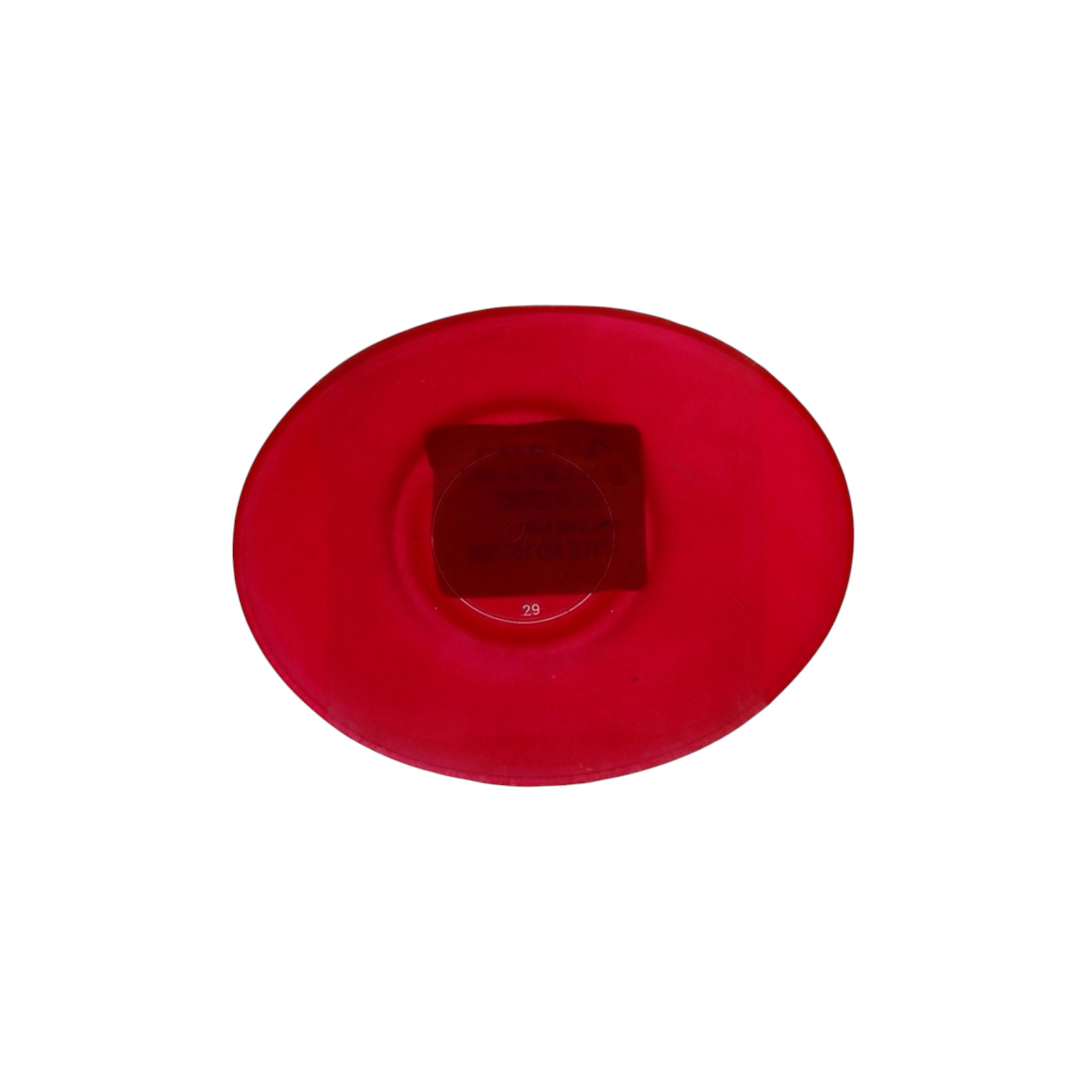 Pasabahce Saucer Red Oval 12.5x10cm 40981