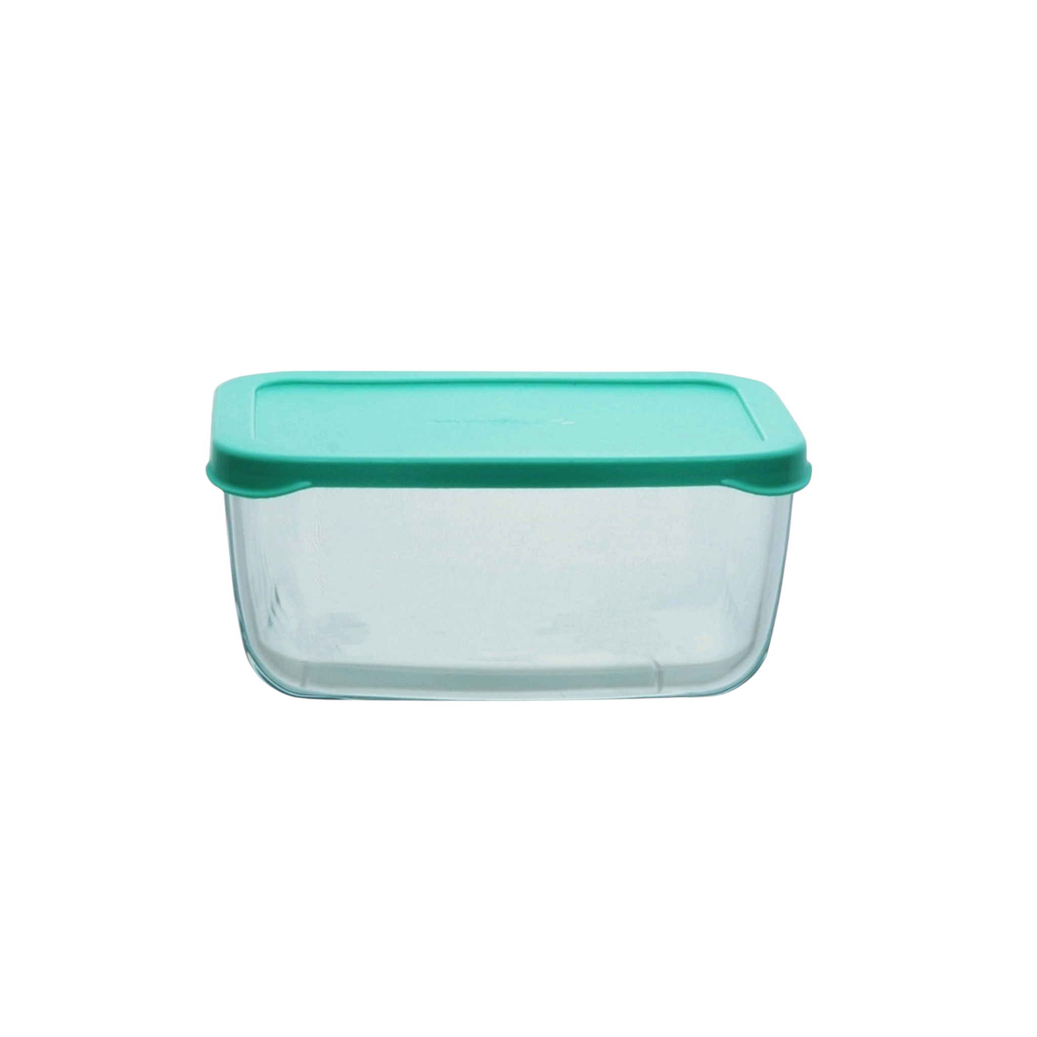 Pasabahce 500ml Snowbox Rectangle Food Saver with Green Lid 23081