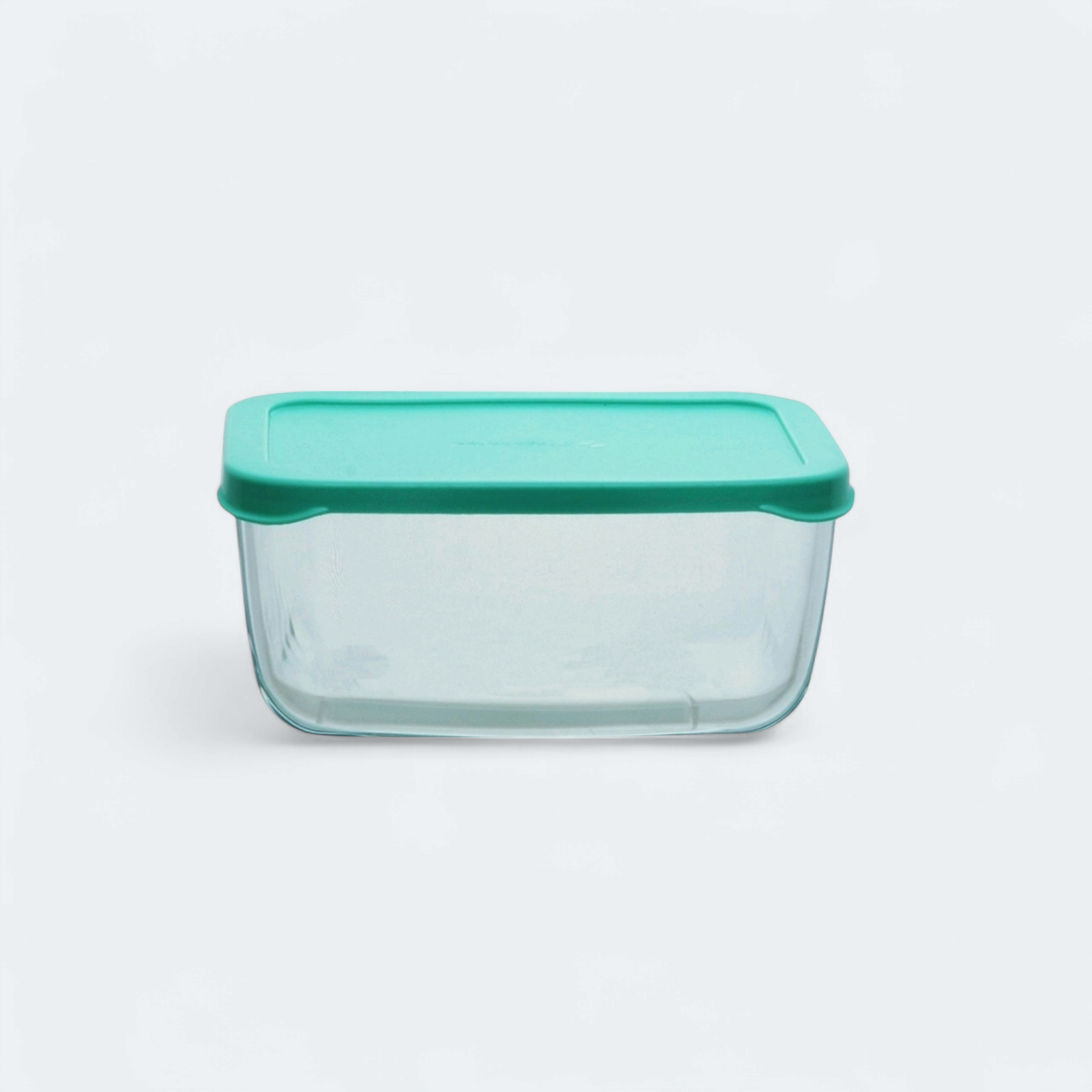 Pasabahce 500ml Snowbox Rectangle Food Saver with Green Lid 23081