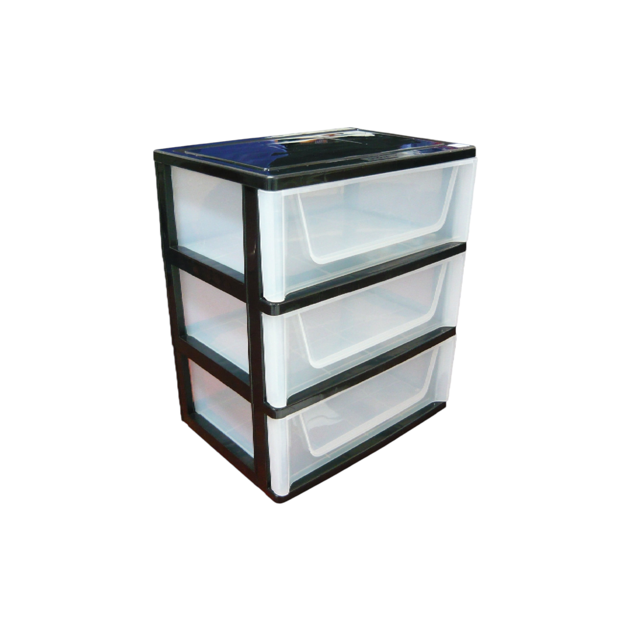 Nu Ware Super Storage Drawer 3-Tier Black