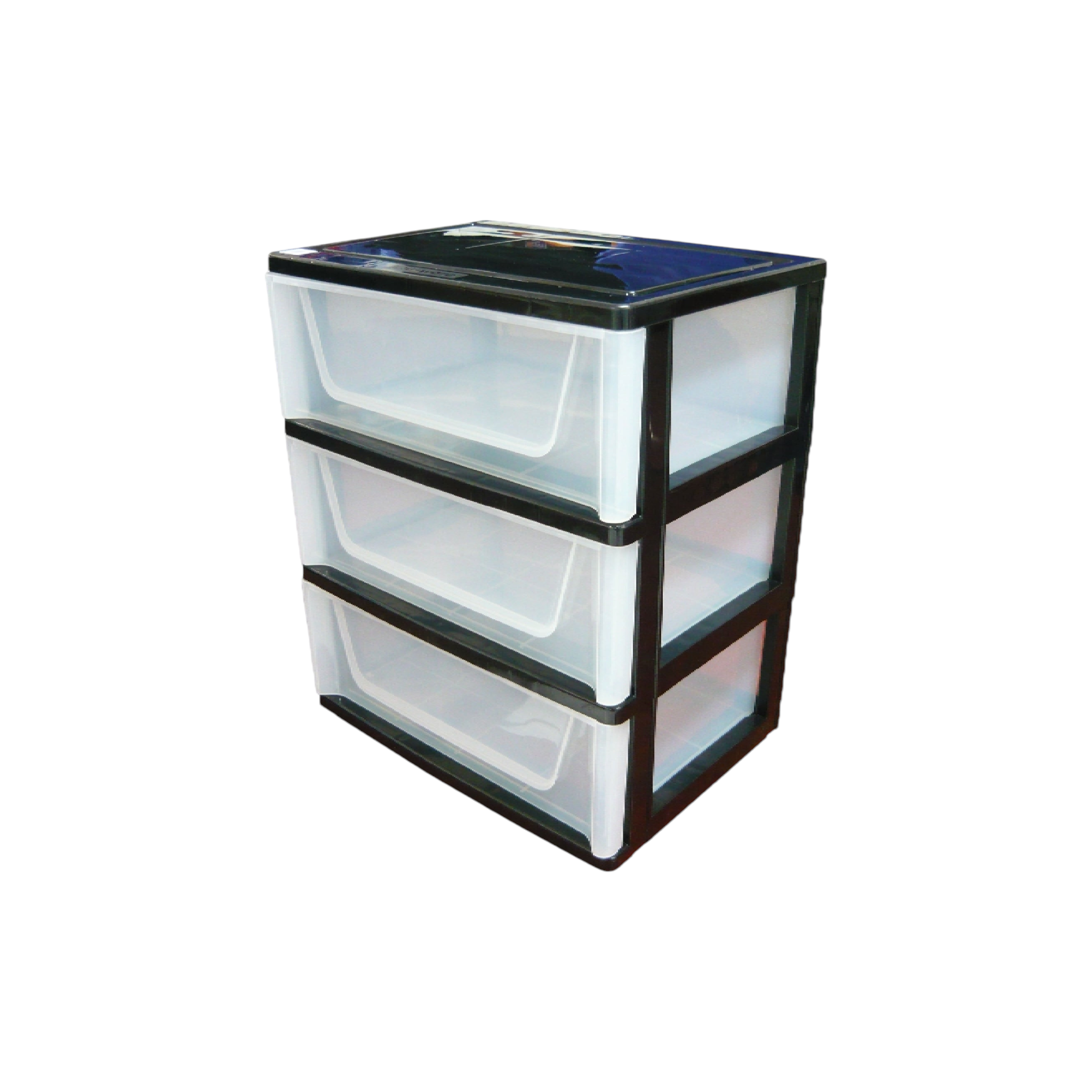 Nu Ware Super Storage Drawer 3-Tier Black