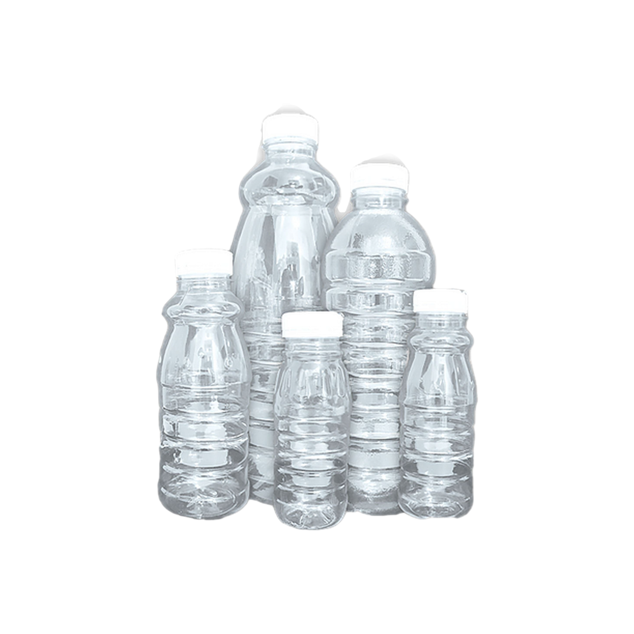 1L PET Plastic Bottle Clear with Lid