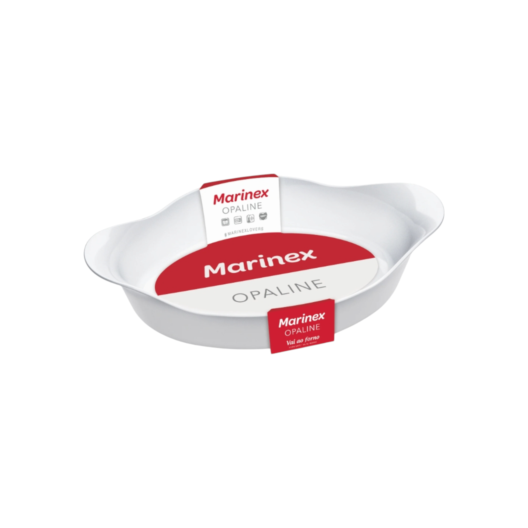 Marinex Opaline Oval Roaster Small 600ml