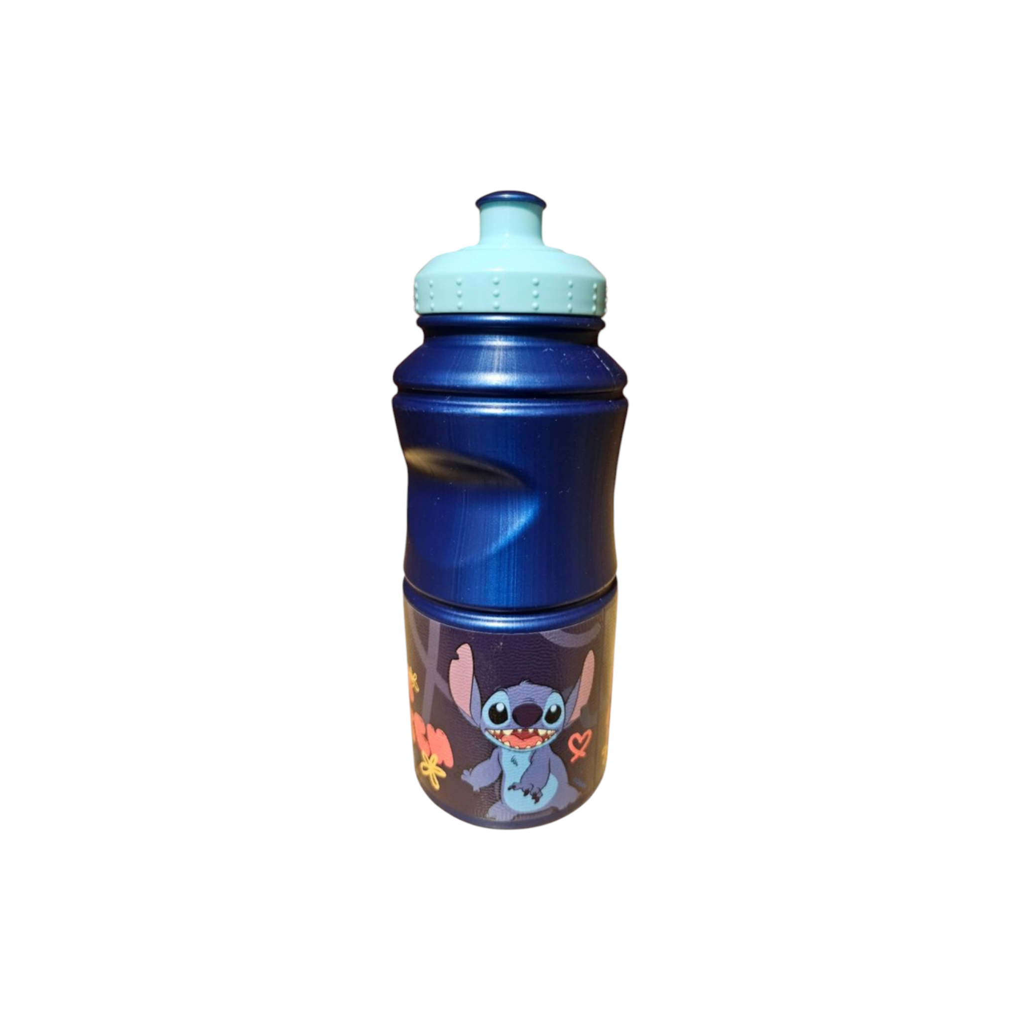 Disney Stitch Lunchbox & Sports Water Bottle Shrinkwrapped Palms 2pc Set