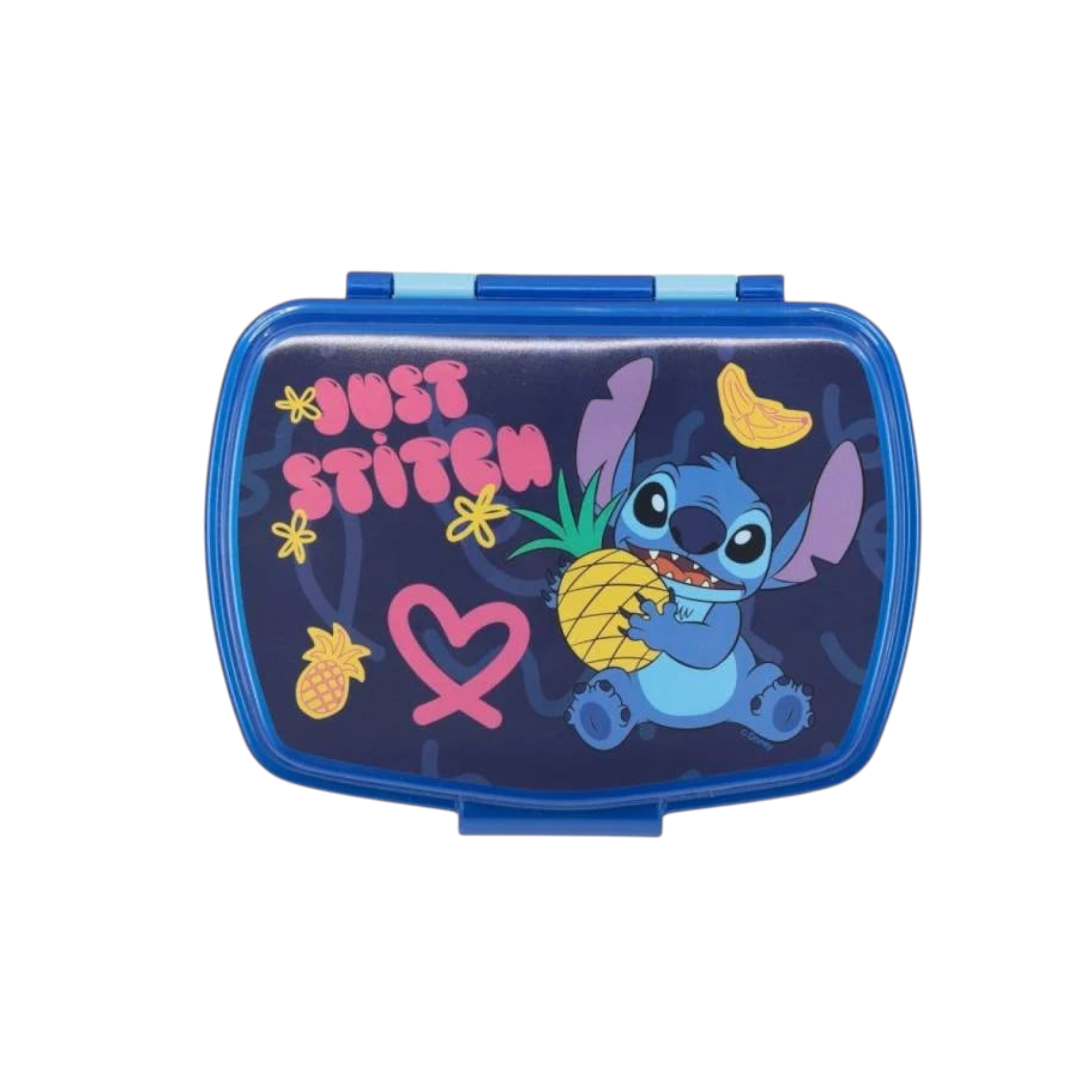 Disney Stitch Lunchbox & Sports Water Bottle Shrinkwrapped Palms 2pc Set