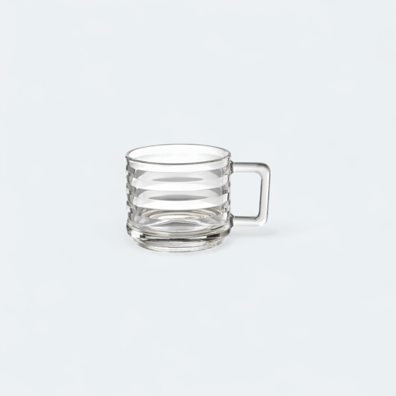 Pasabahce Glass Bricks Coffe3 Mug 6pack