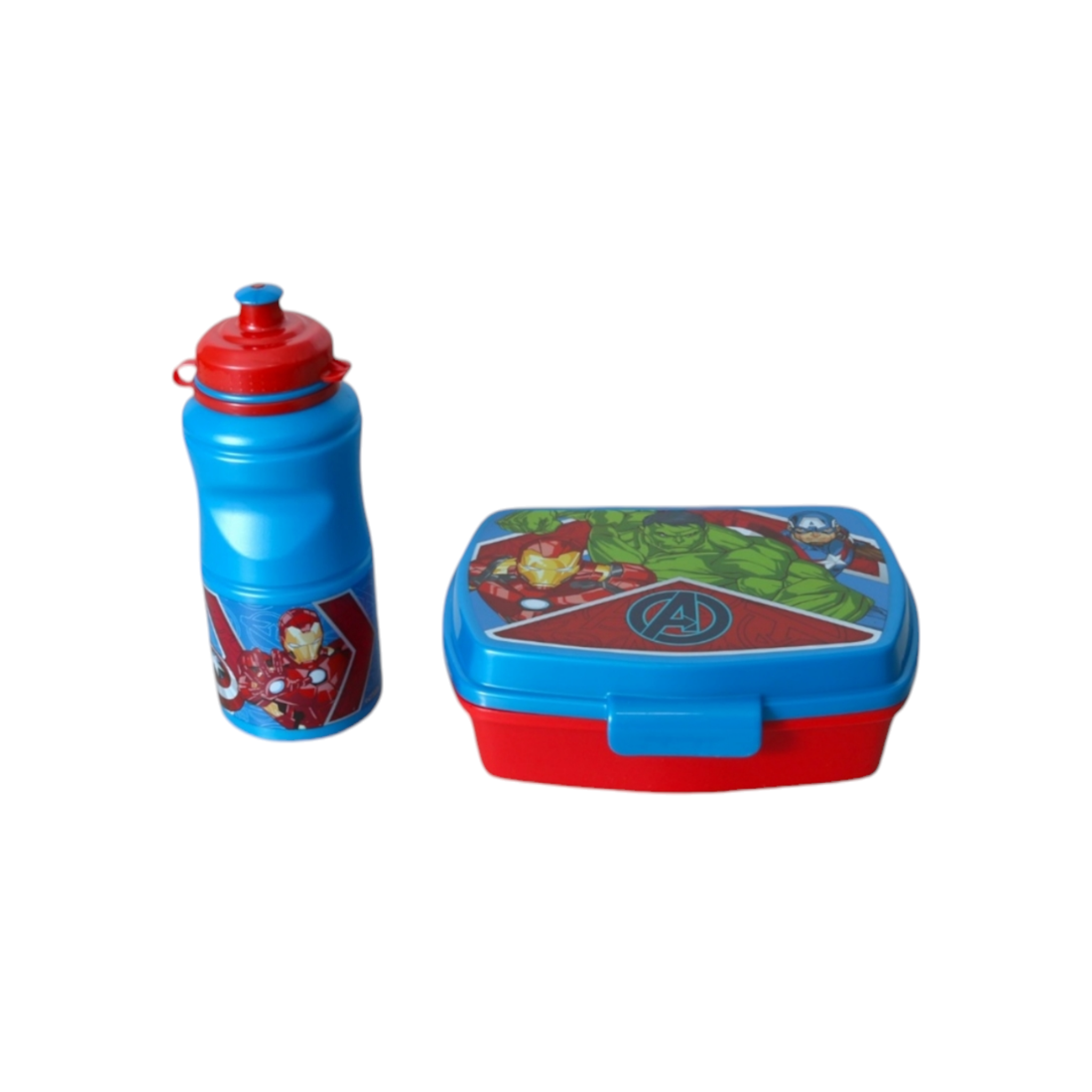 Disney Avengers Easy Shrink Wrap Lunchbox & Sports Water Bottle 380ml