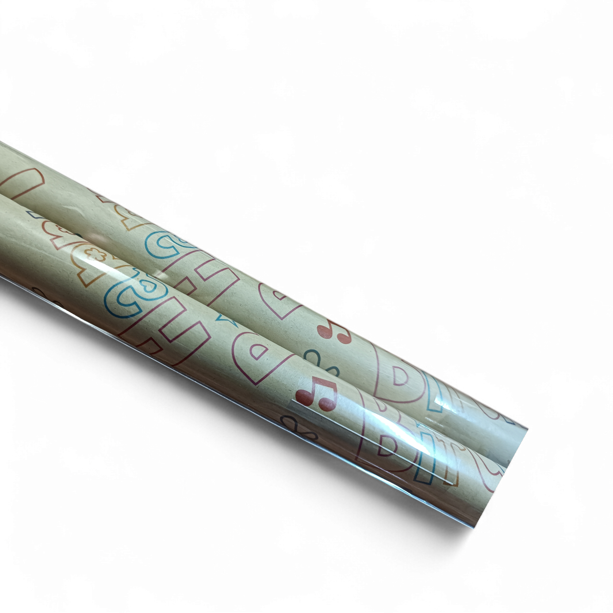 Gift Wrapping Paper Roll Music Notes 70x100cm 2pack