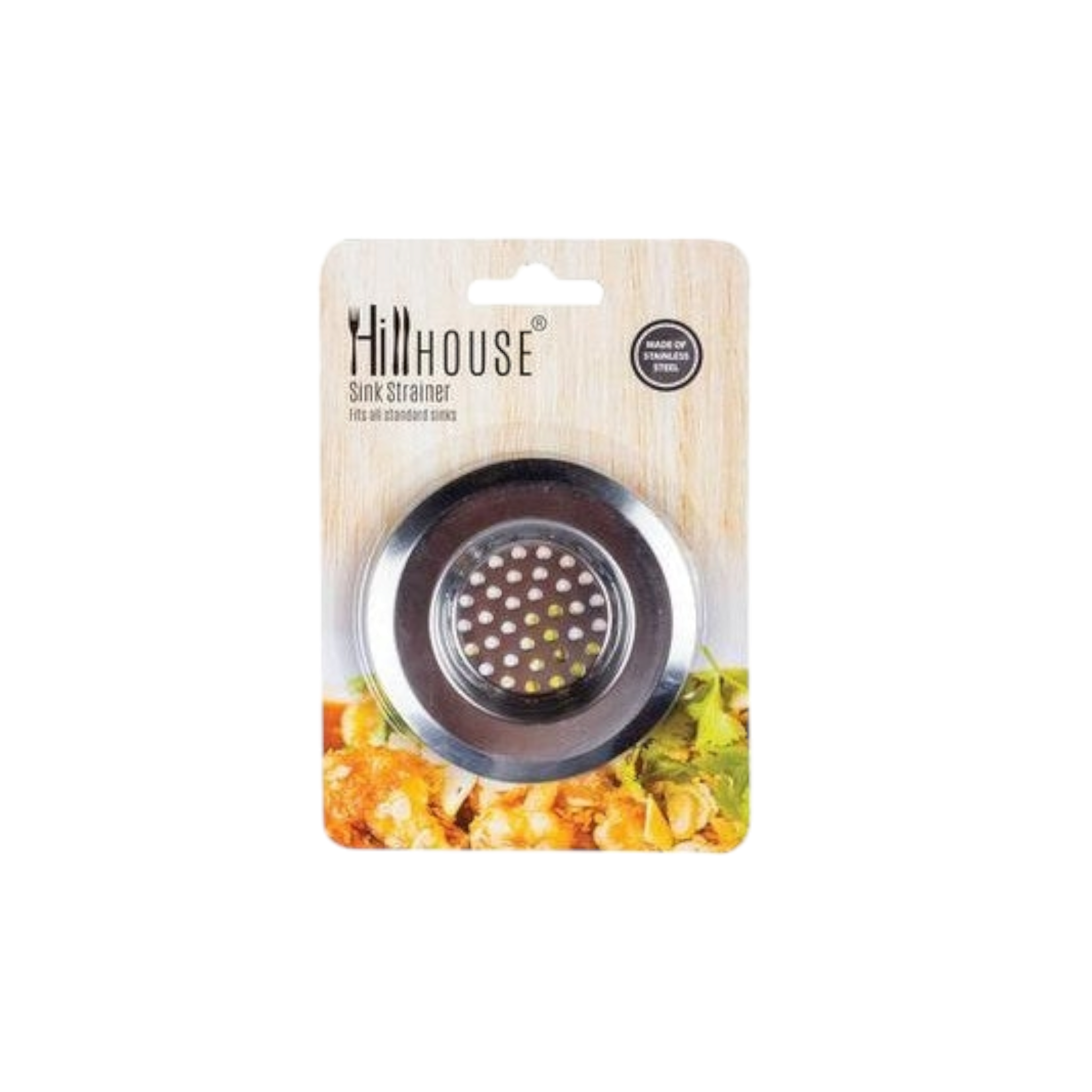 Hillhouse Sink Strainer Stainless Steel 75mm 1pc