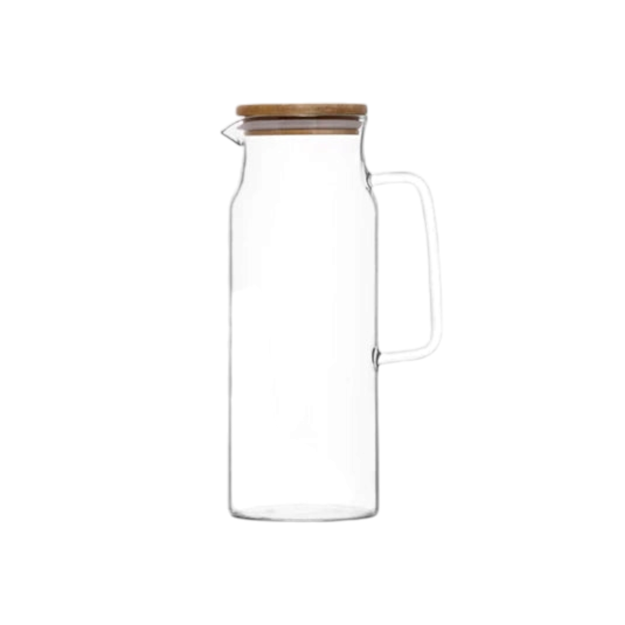 LAV Glass Water Jug 1.6L with Wooden Lid SGN1941