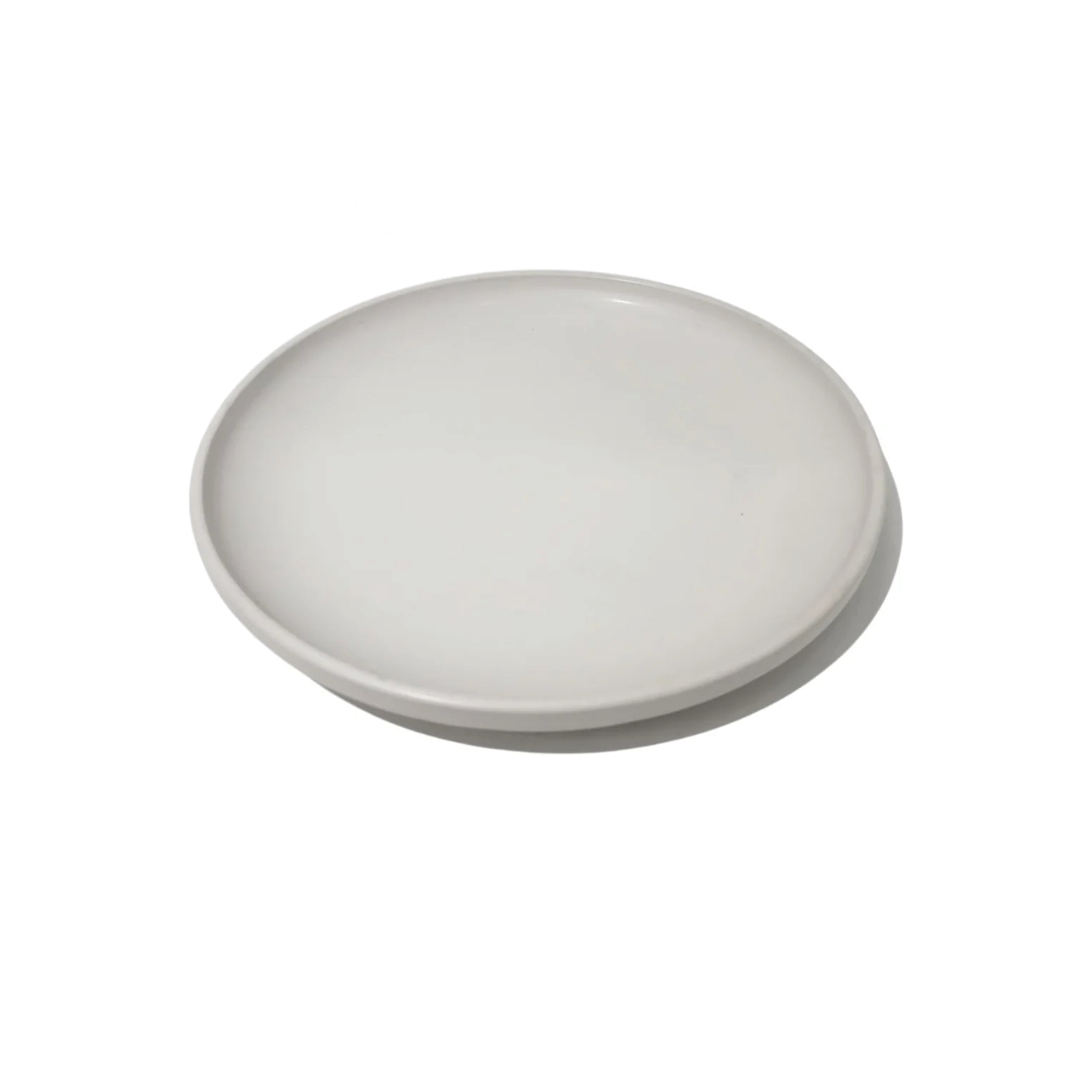 Dinner Plate Straight Edge Matt Cream 27.5cm