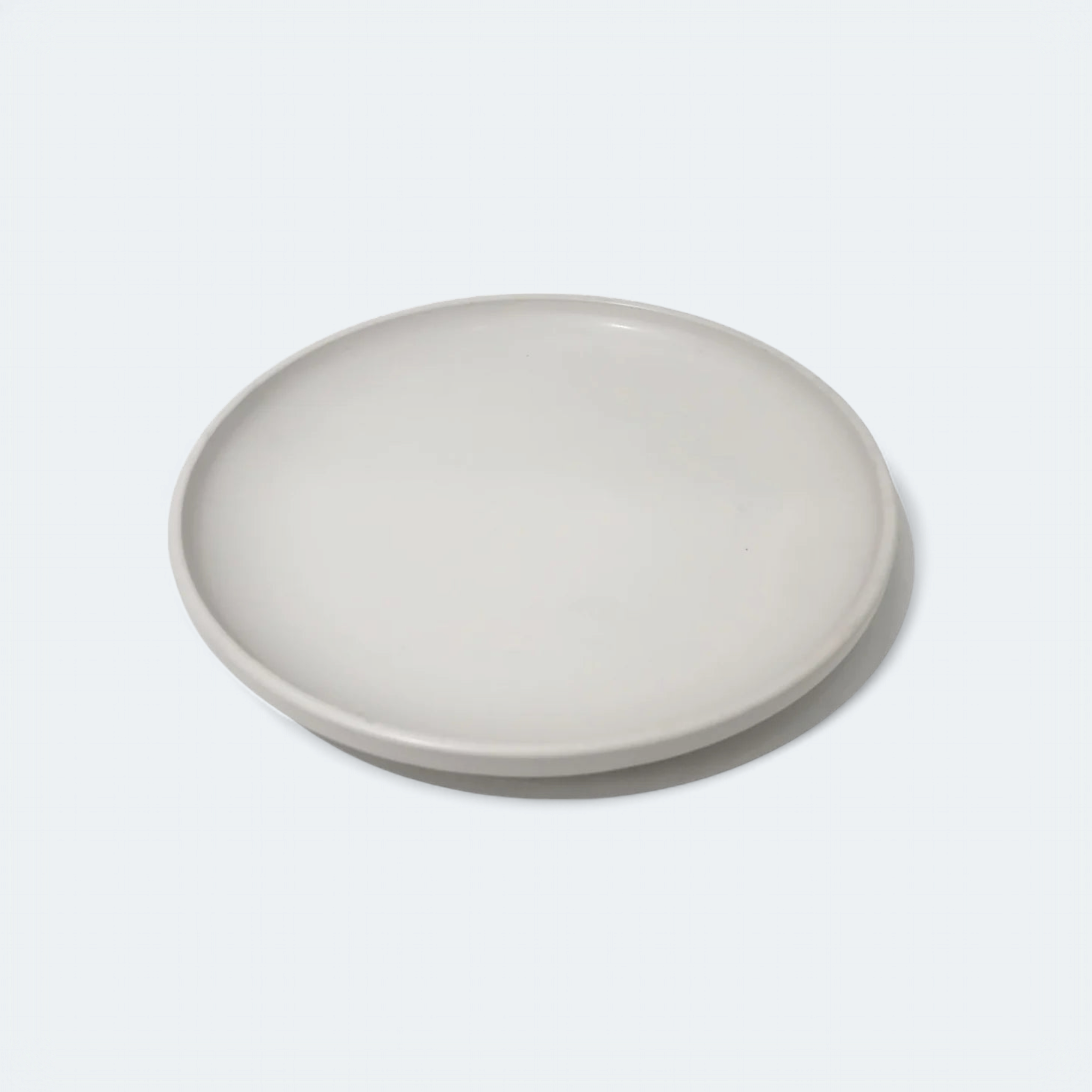 Dinner Plate Straight Edge Matt Cream 27.5cm