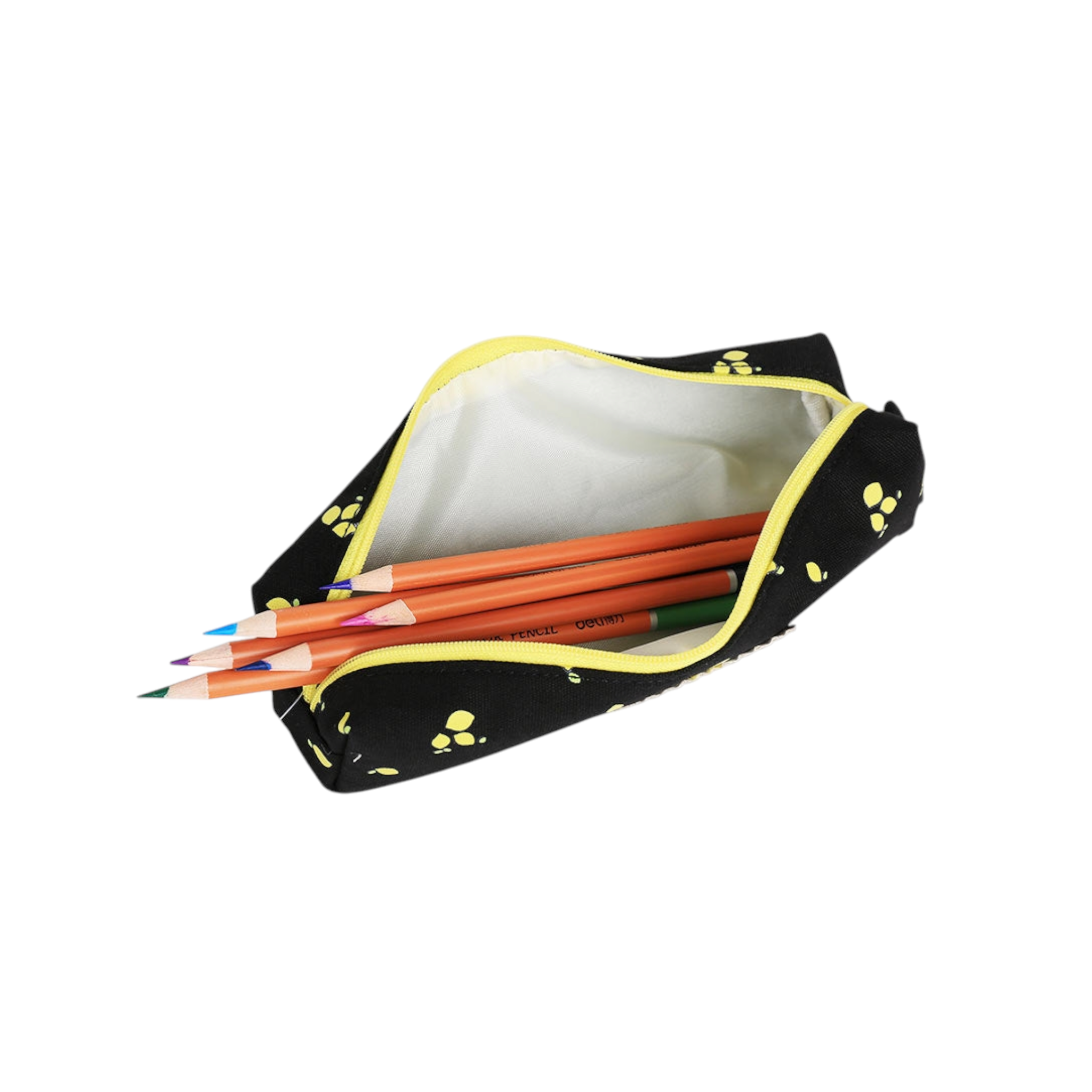 Deli Pencil Case Pouch Black 200x55x45mm