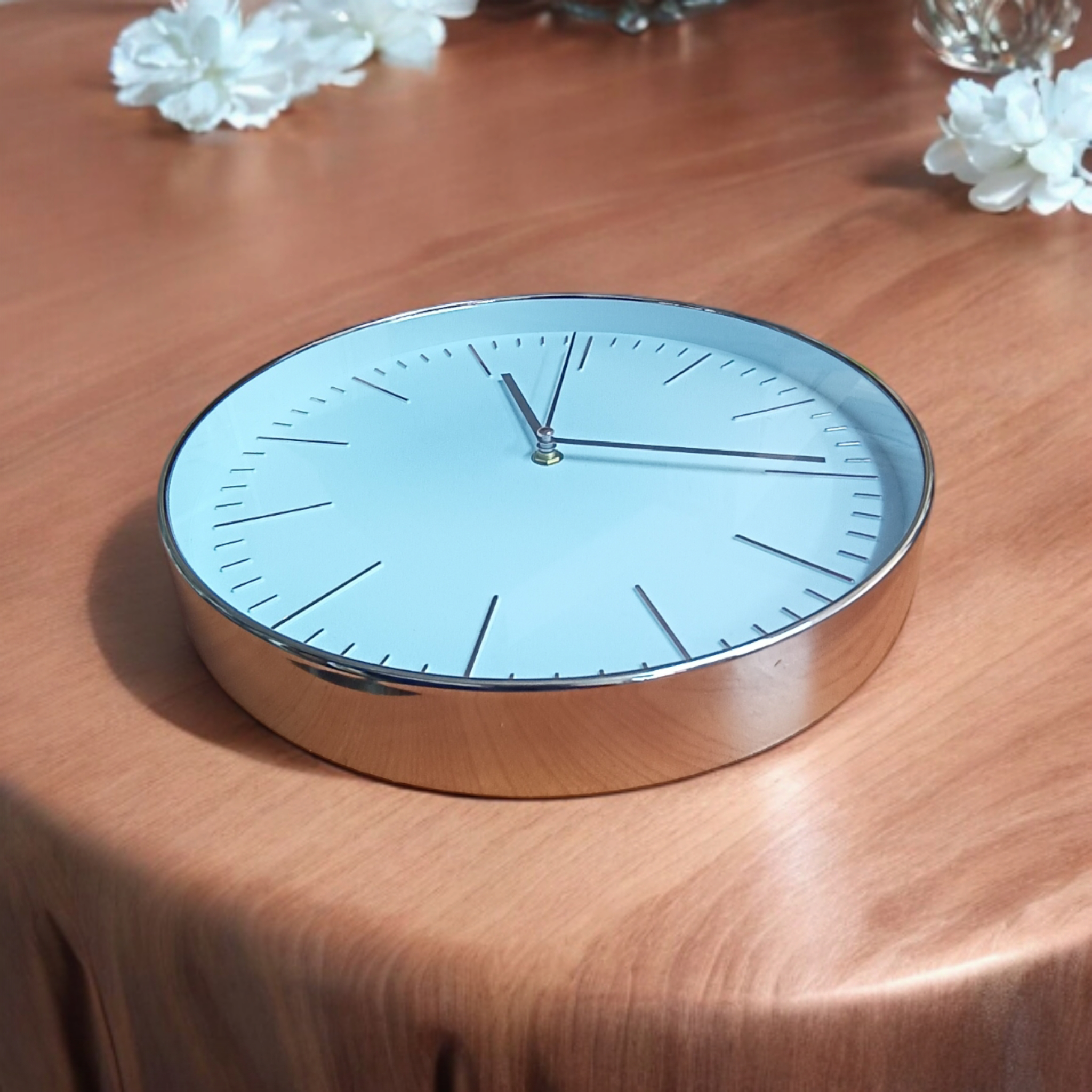 Wall Clock 30x30x4cm White