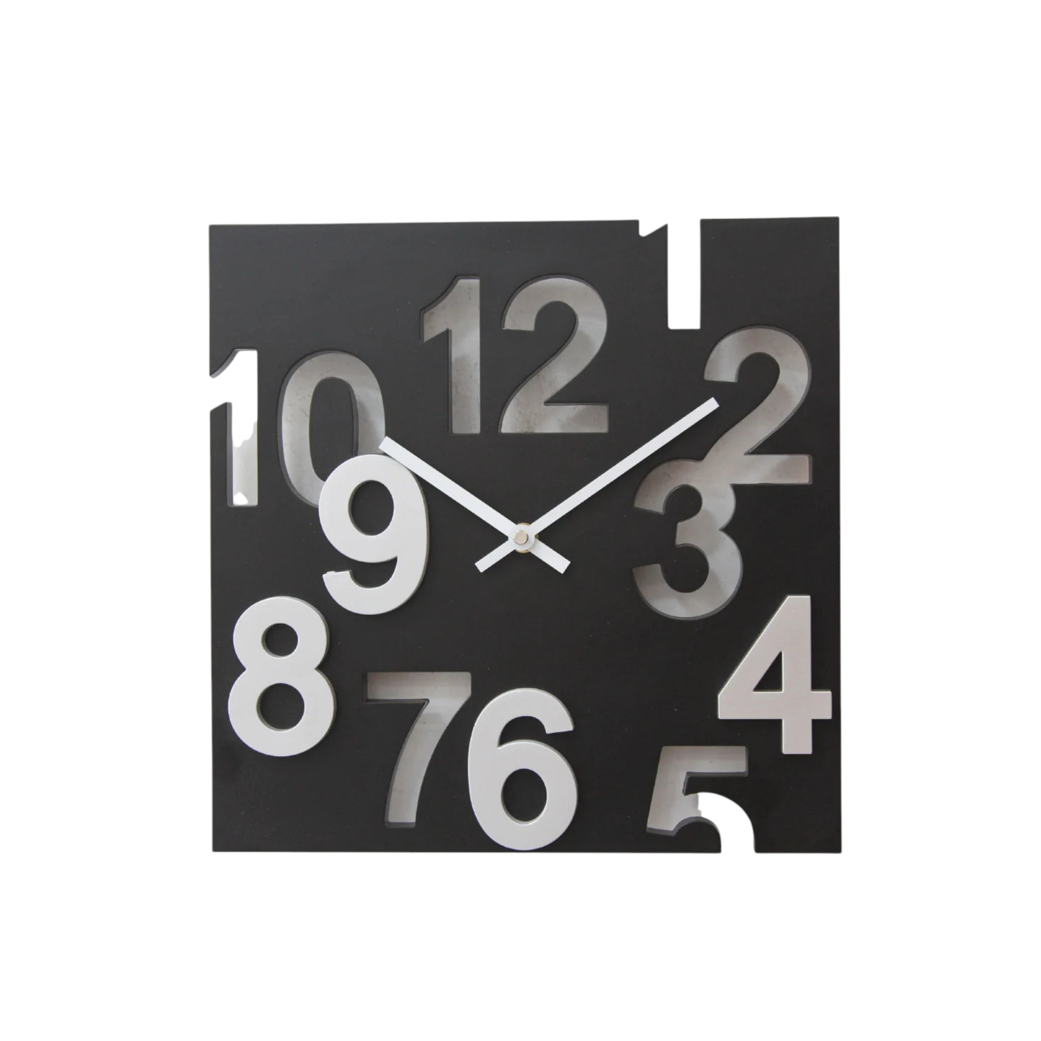 3D Wall Clock 30.5cm Square