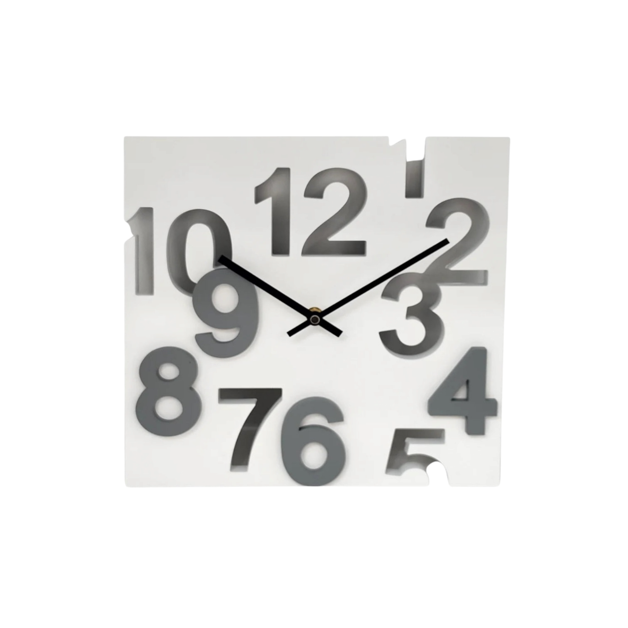 3D Wall Clock 30.5cm Square