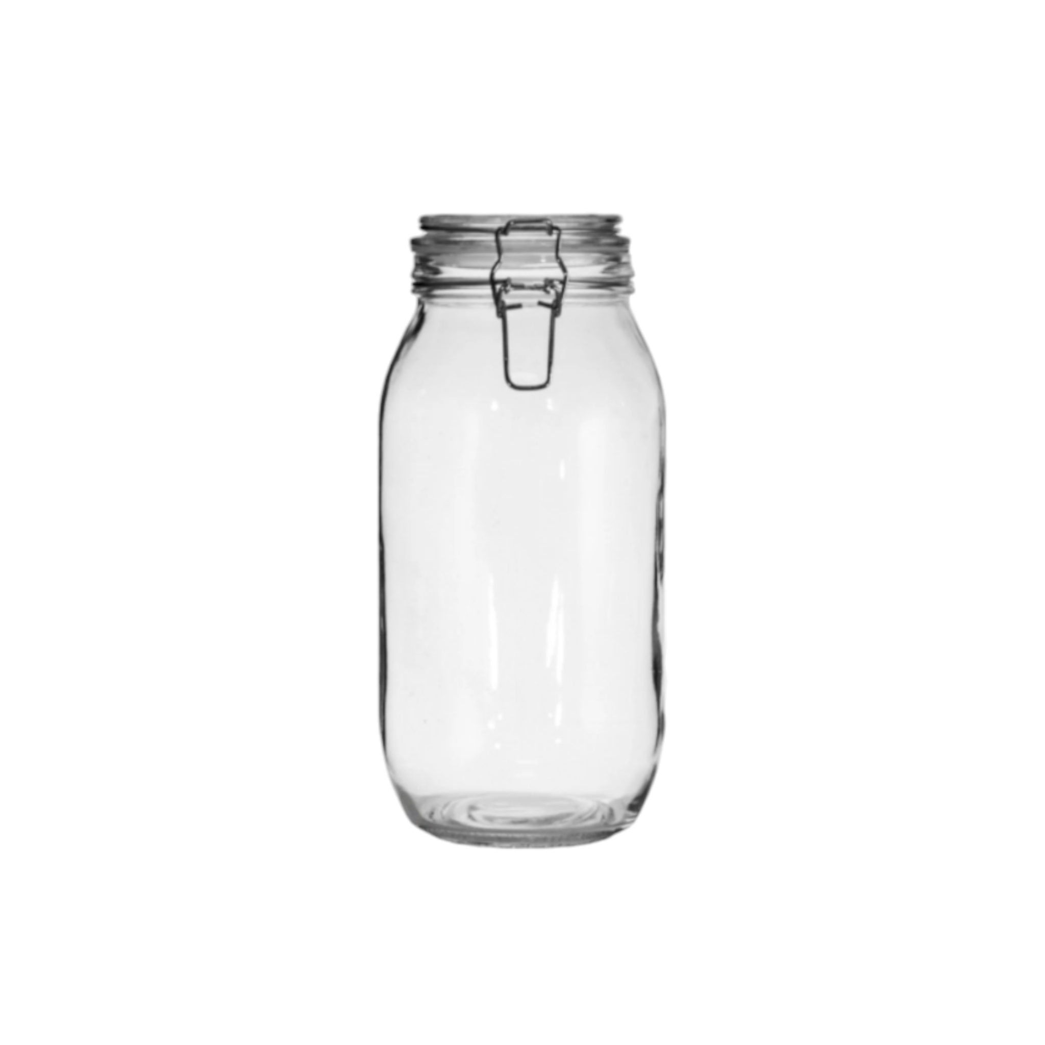 Regent Glass Canister Jar 2L Hermetic with Clip and Seal Lid 27587