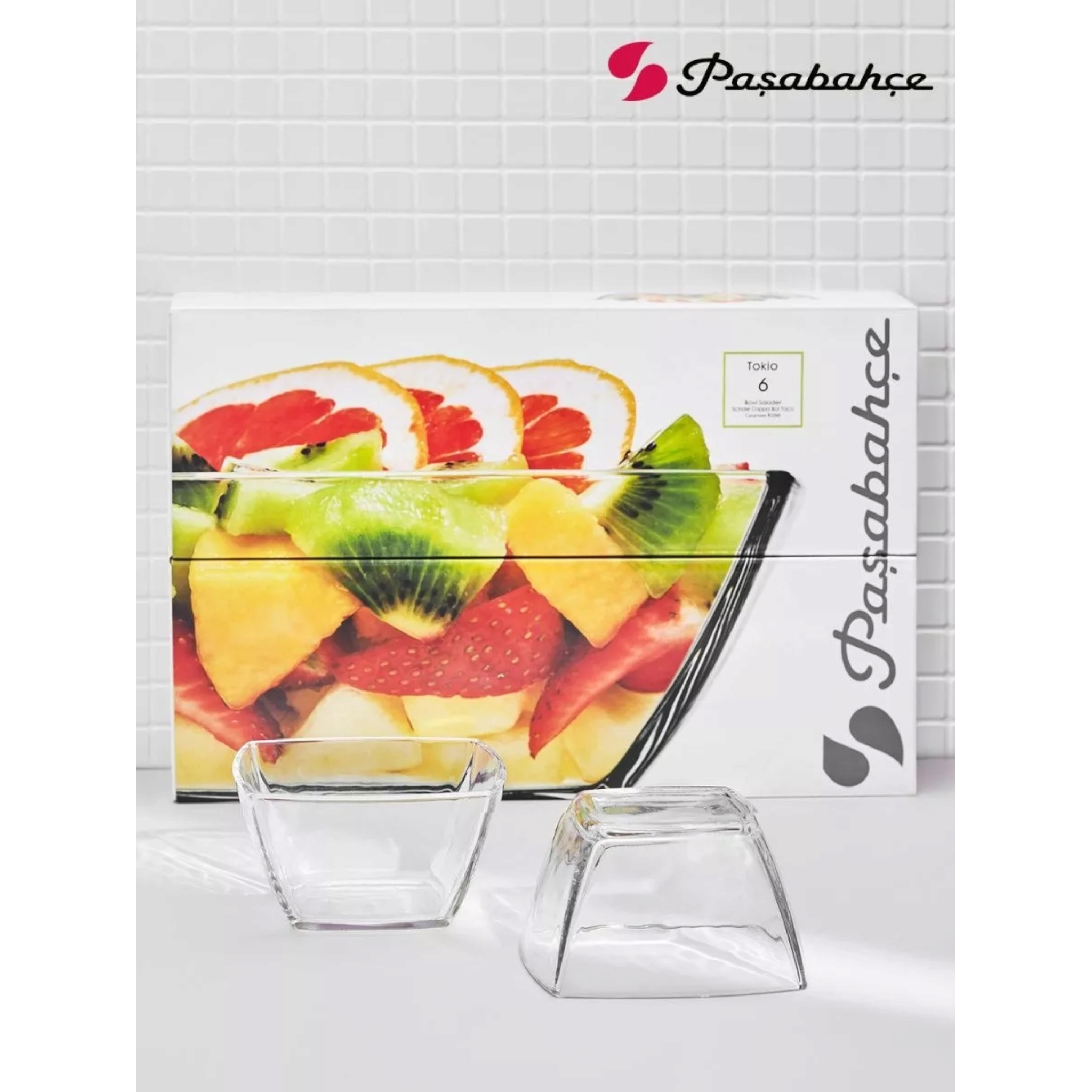 Pasabahce Tokio Glass Ice Cream Dessert Bowl 12.5cm 6pack 23174