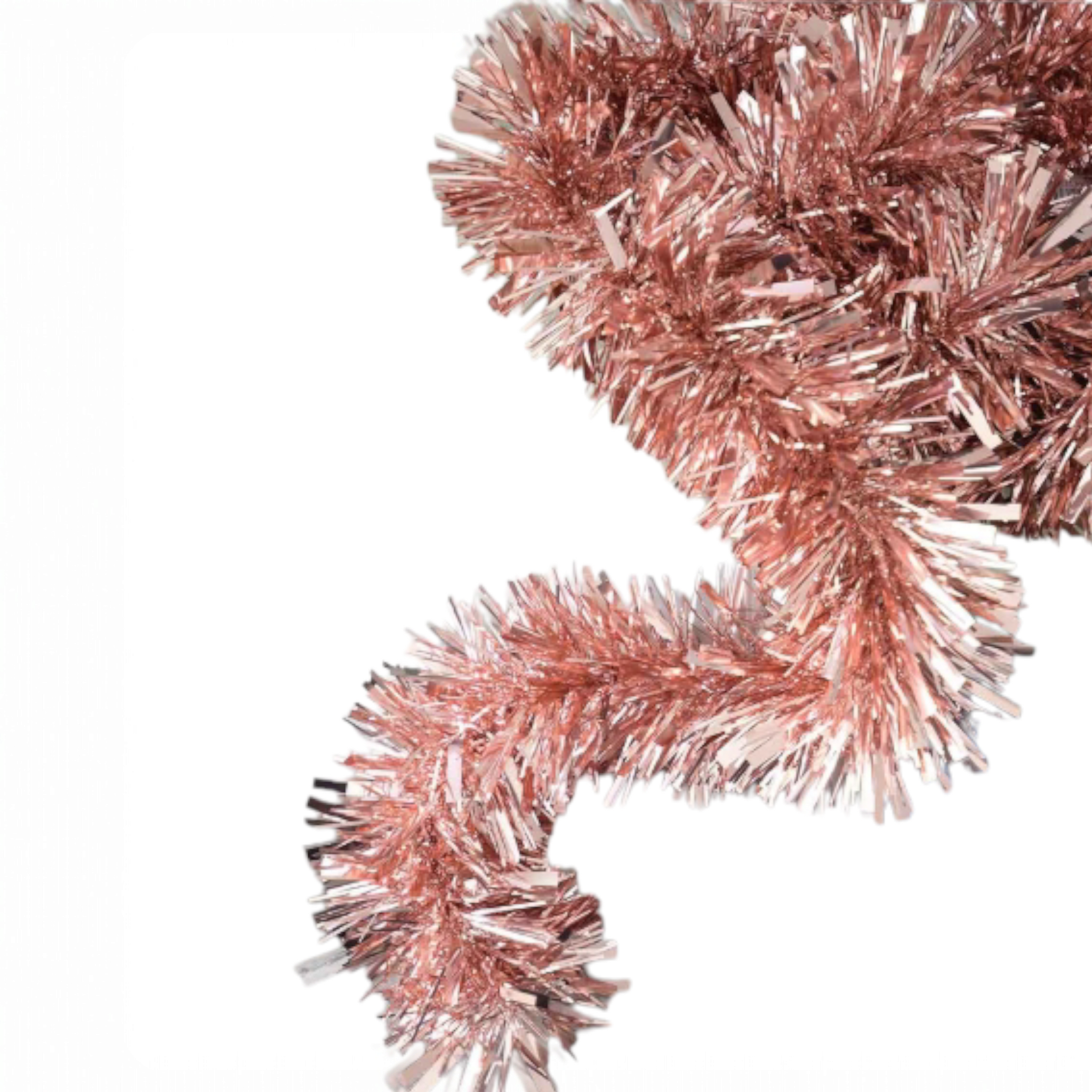 Classic Tinsel Garland Thick 9cmx2m Metallic