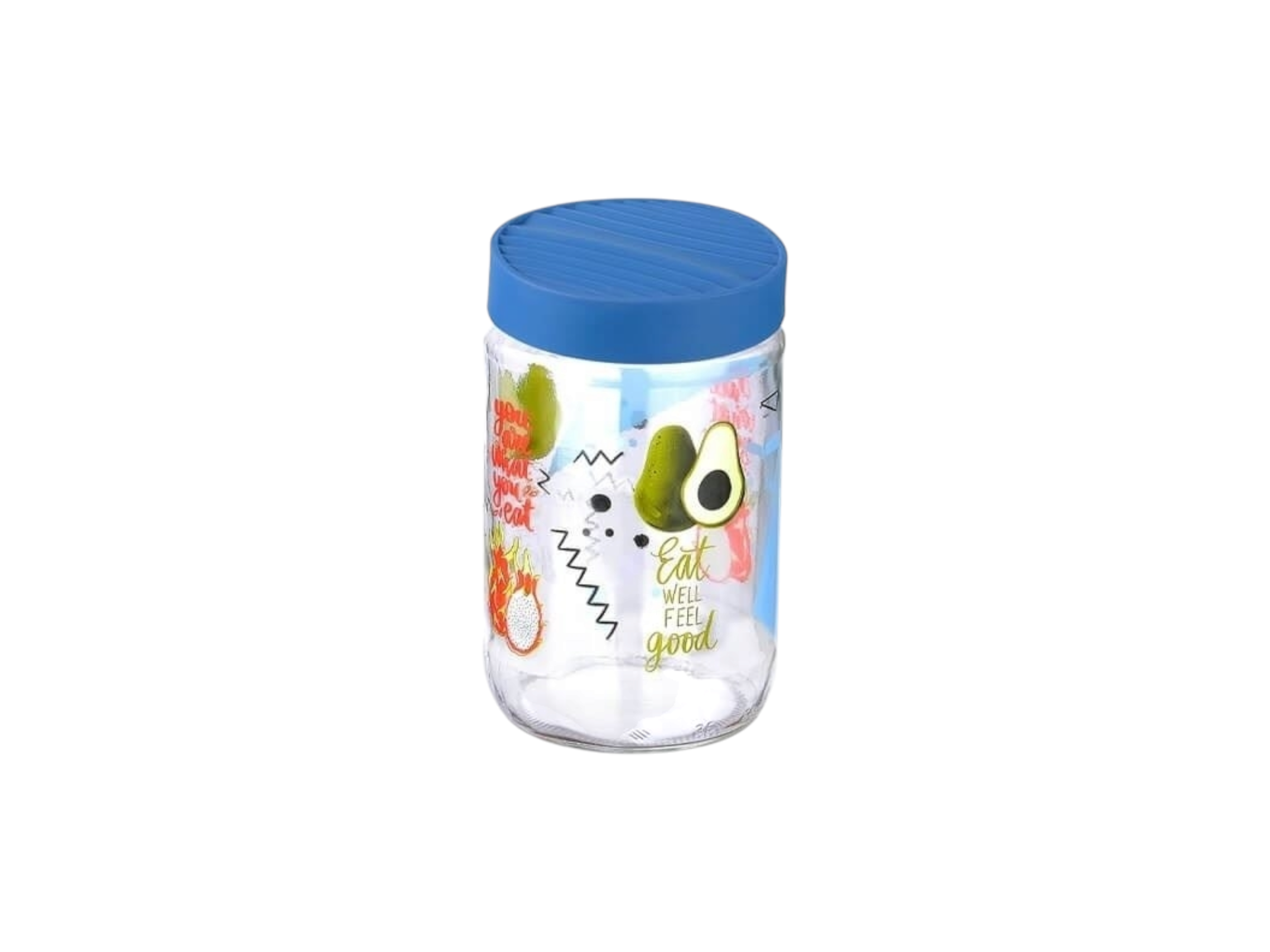 Titiz 650ml Mood Glass Storage Jar Patterned KC-289 1pc