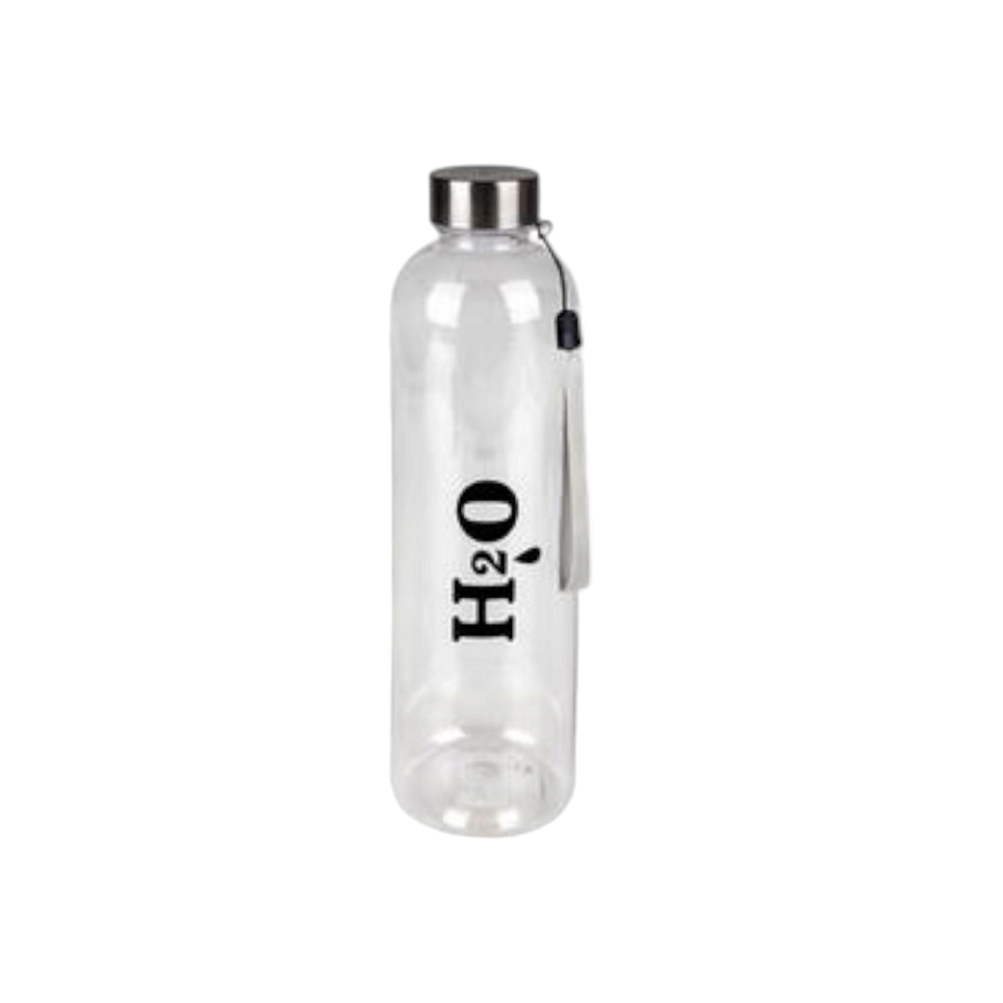 Sports Water Bottle 1L H²O Screw Cap