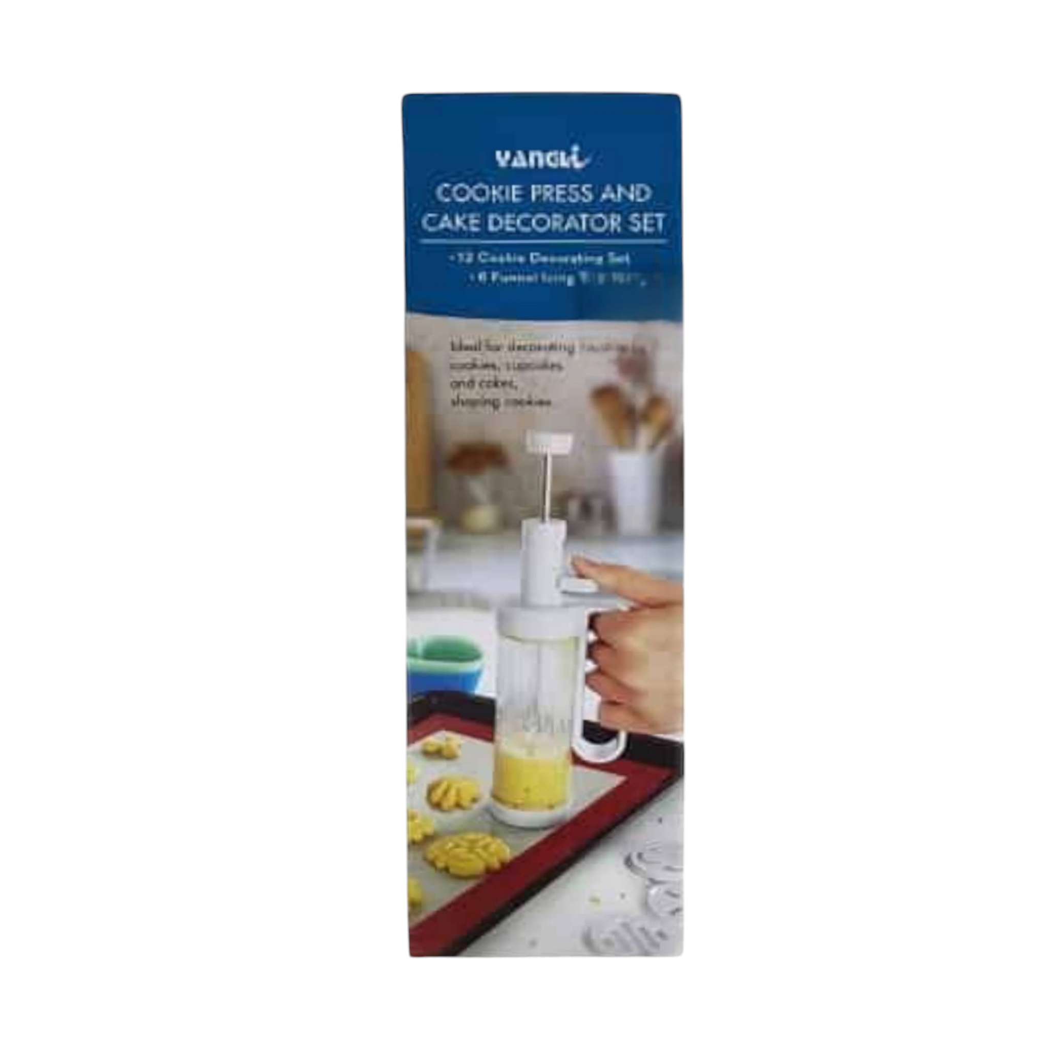 Cookie Press & Cake Decorating Set