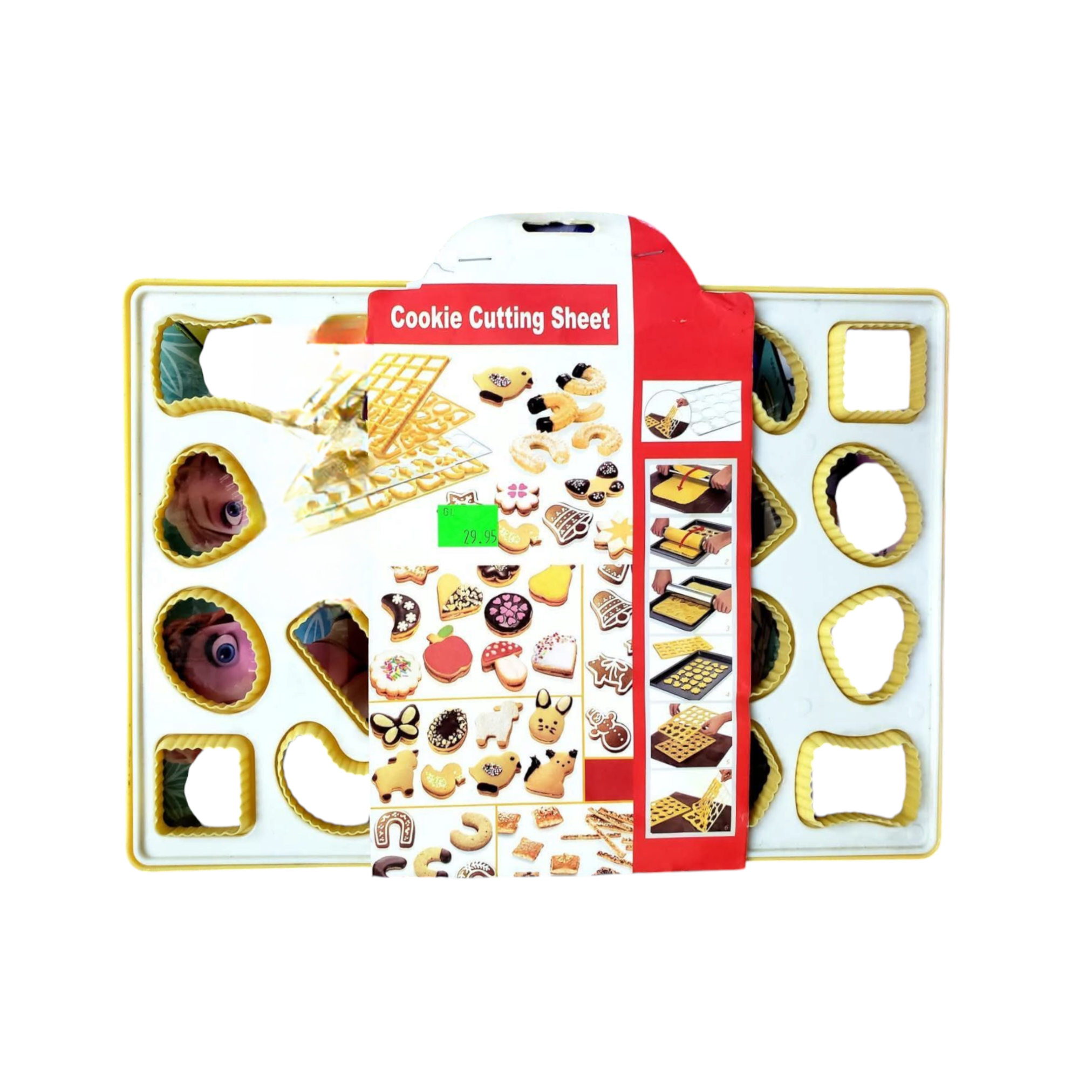 Plastic Cookies Cutter Sheet 33x22cm