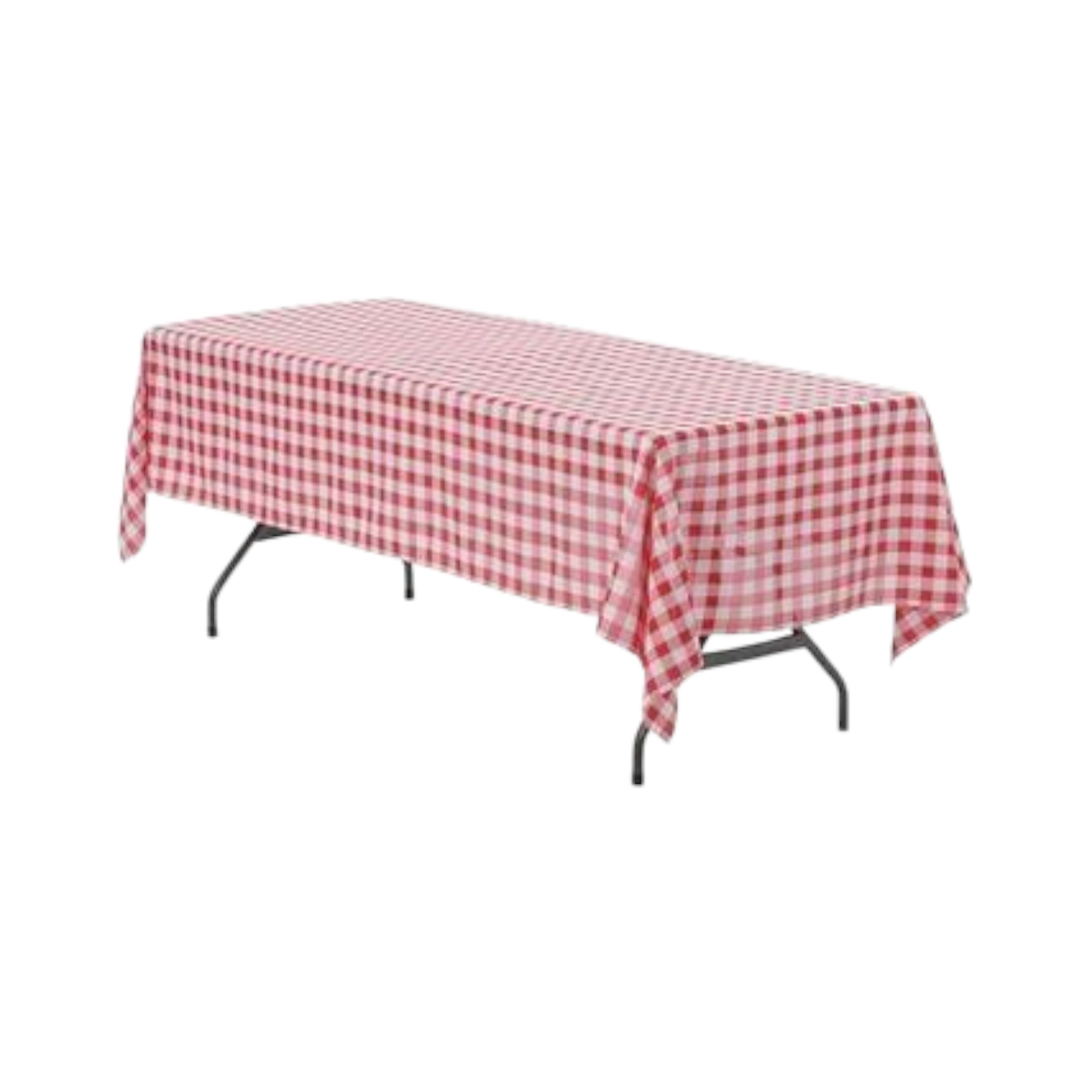 Checkered Plastic Tablecover 137x274cm