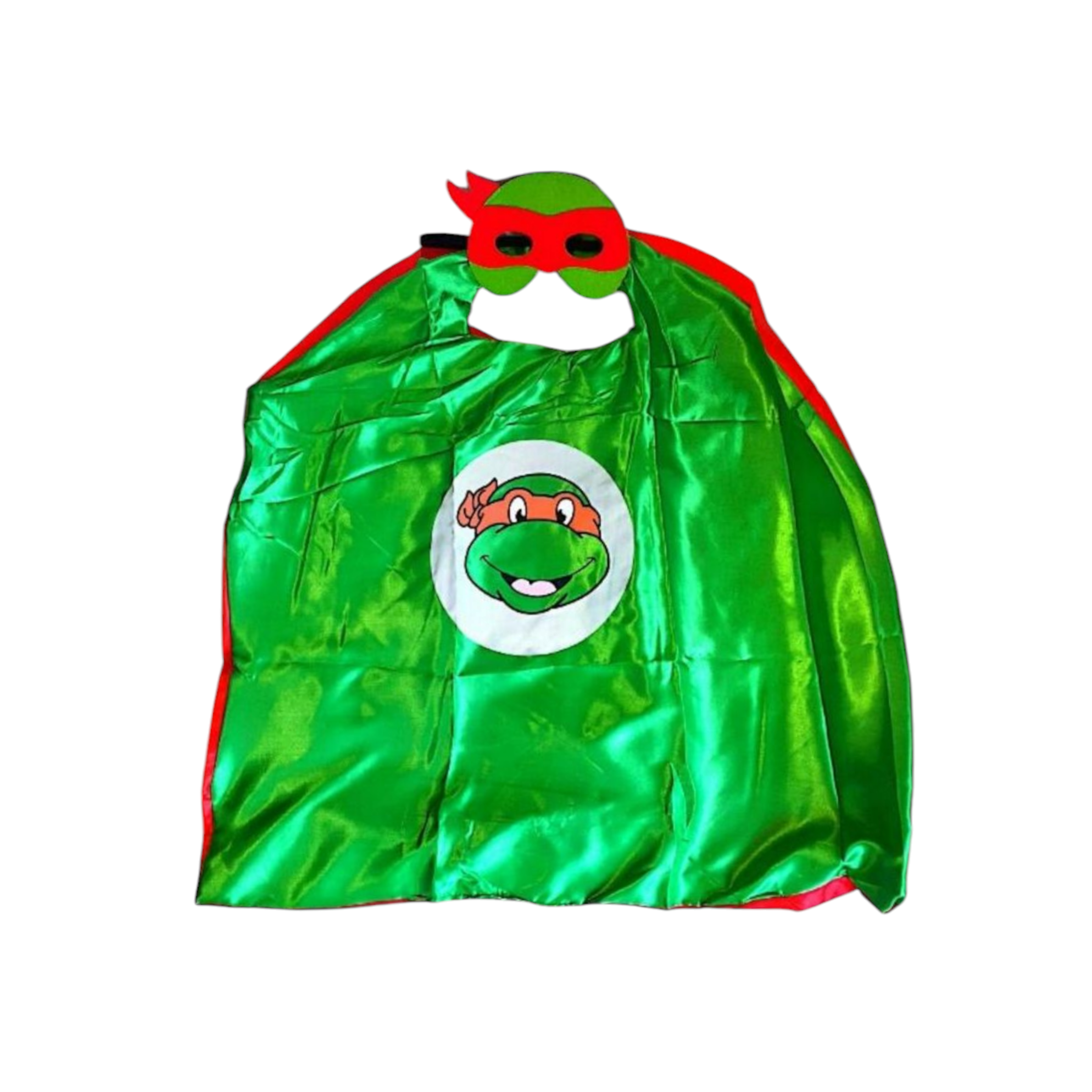 Kids Party Double-Deck Ninja Turtle Cape with Mask