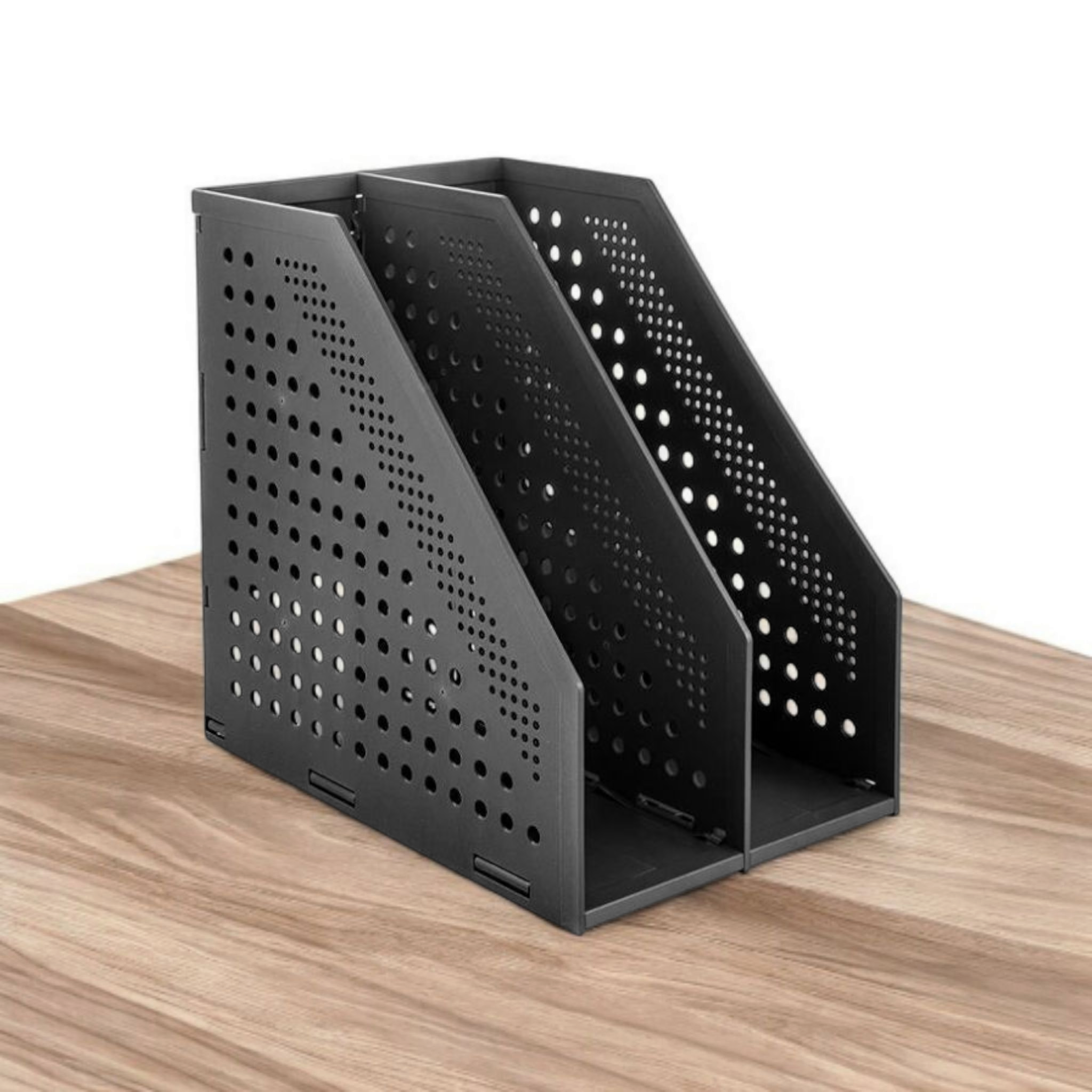 Deli A5 Magazine Holder 200x150x180mm Light Grey