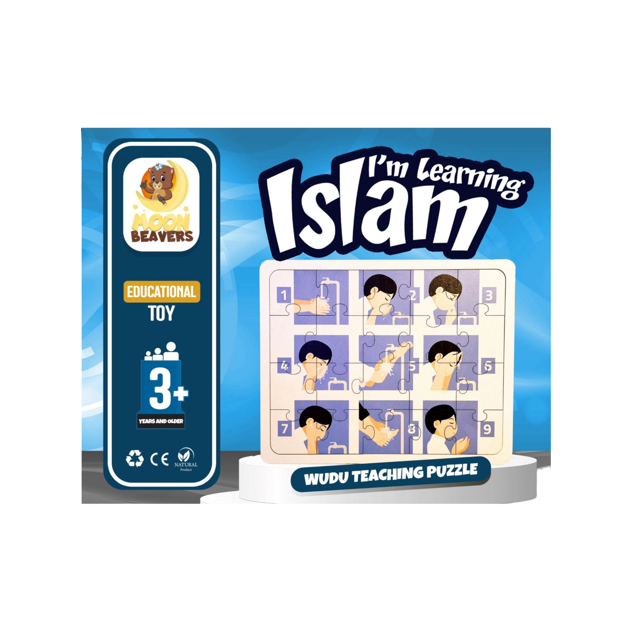 Educational Toy Wudhu Teaching Puzzle Boy 16x20cm MB49