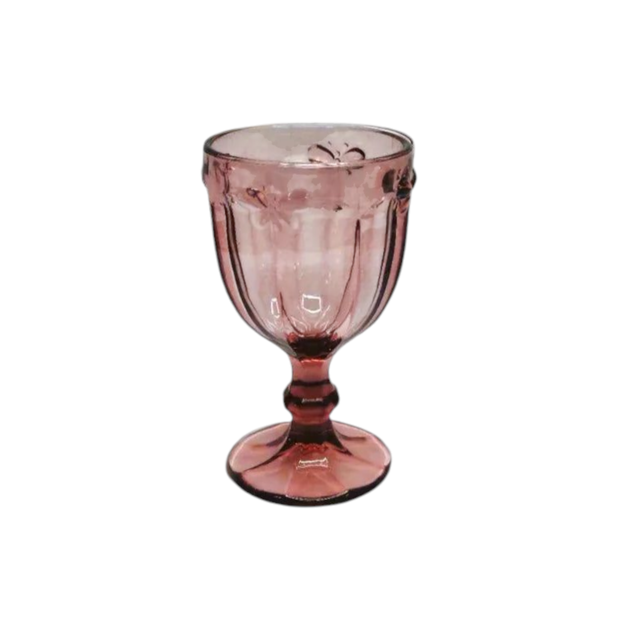 Diamond Libbey Glass Tumbler Stemmed 6pack